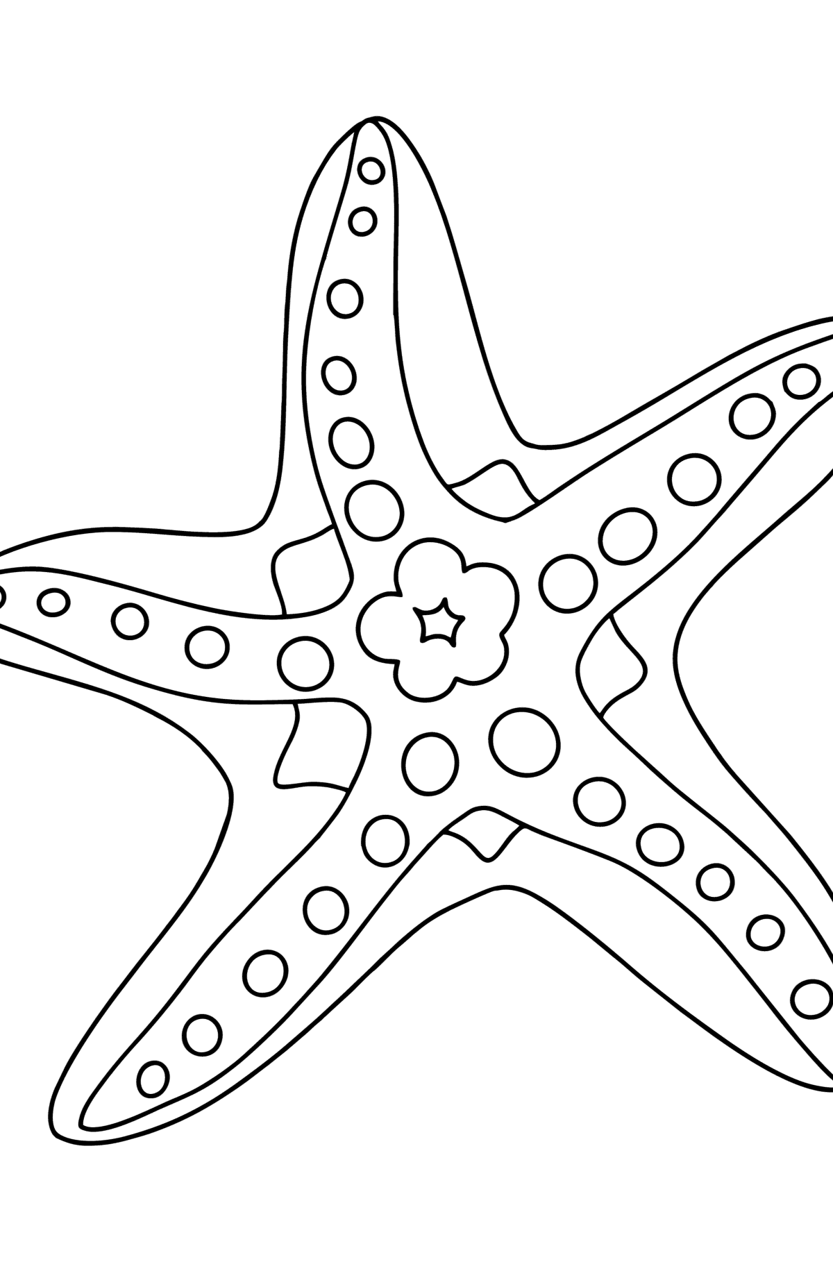 Starfish coloring page - Coloring Pages for Kids