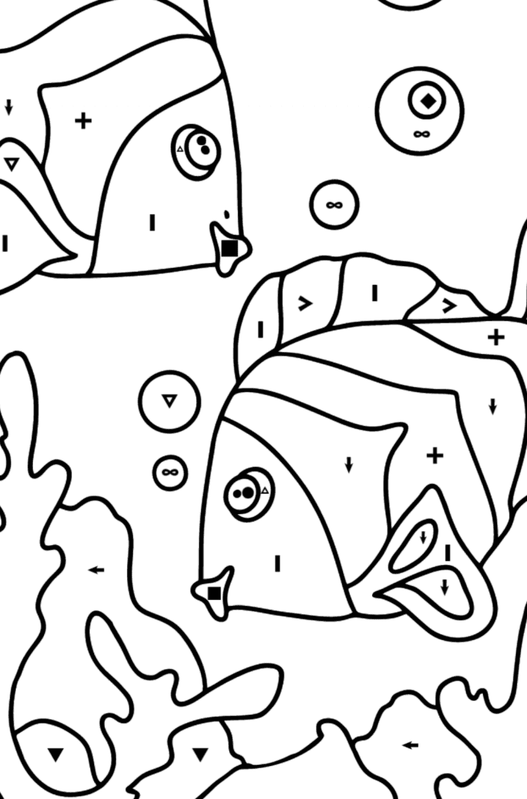 Angel fish coloring page - Print fo free or Online!