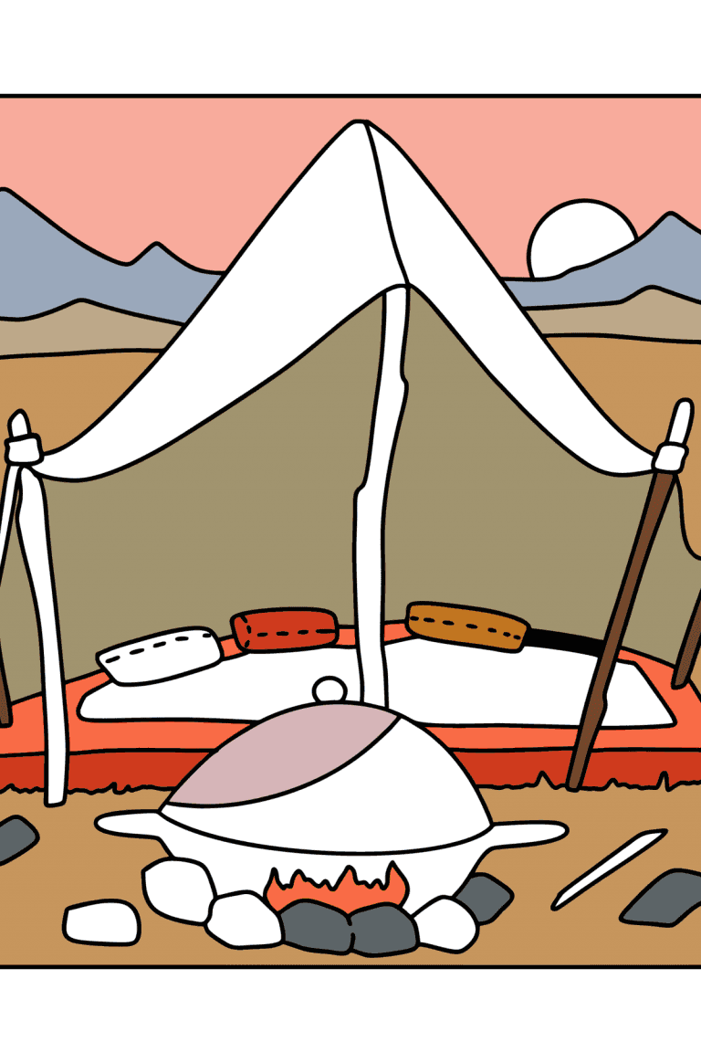 Rainbow House Coloring Page (difficult) ♥ Online and Print for Free!