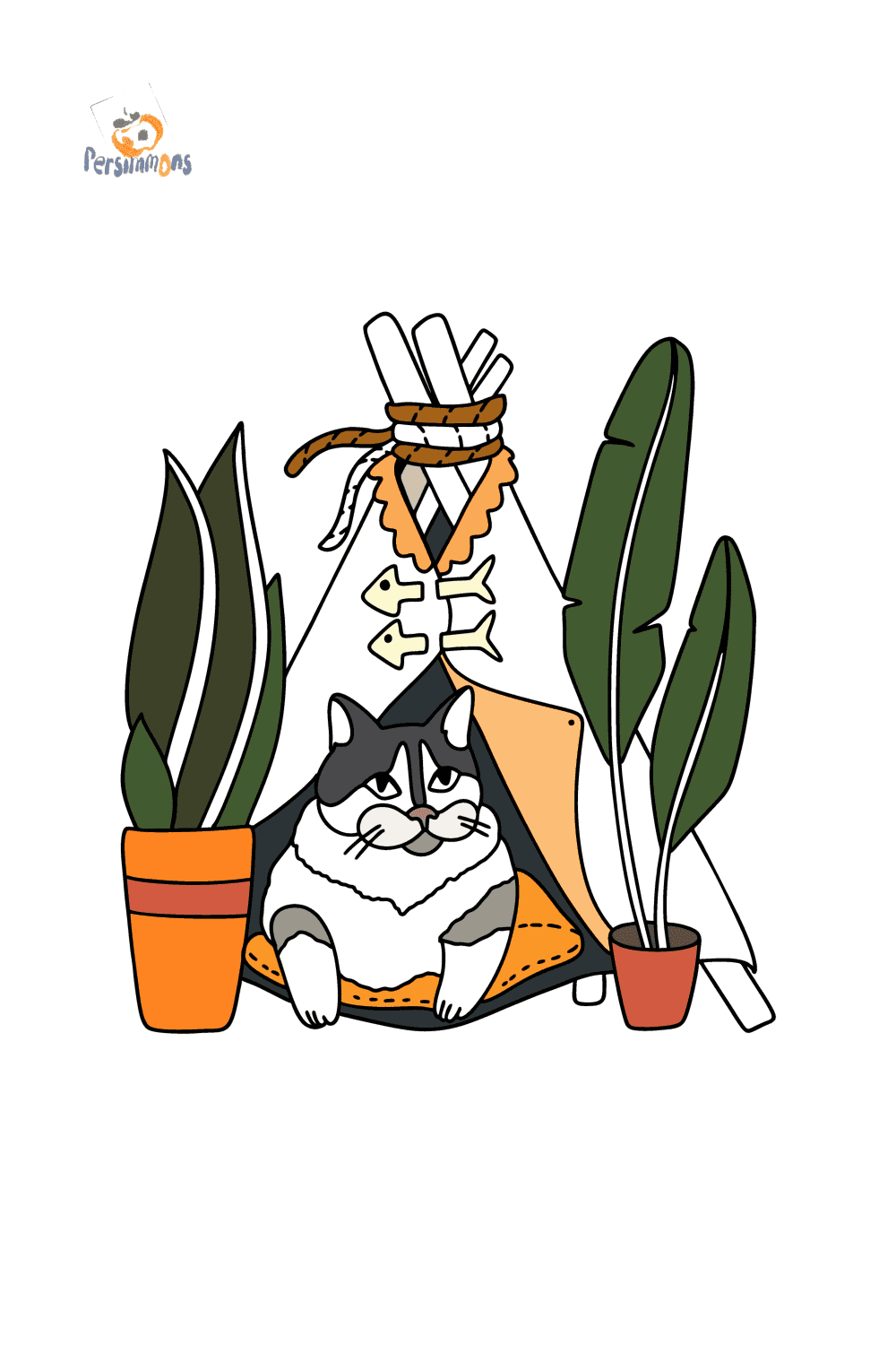 Cat House coloring page ♥ Online and Print for Free!