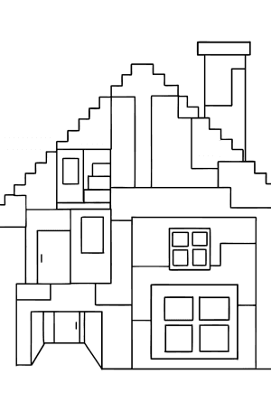 Houses Coloring Pages - Download, Print, and Color Online