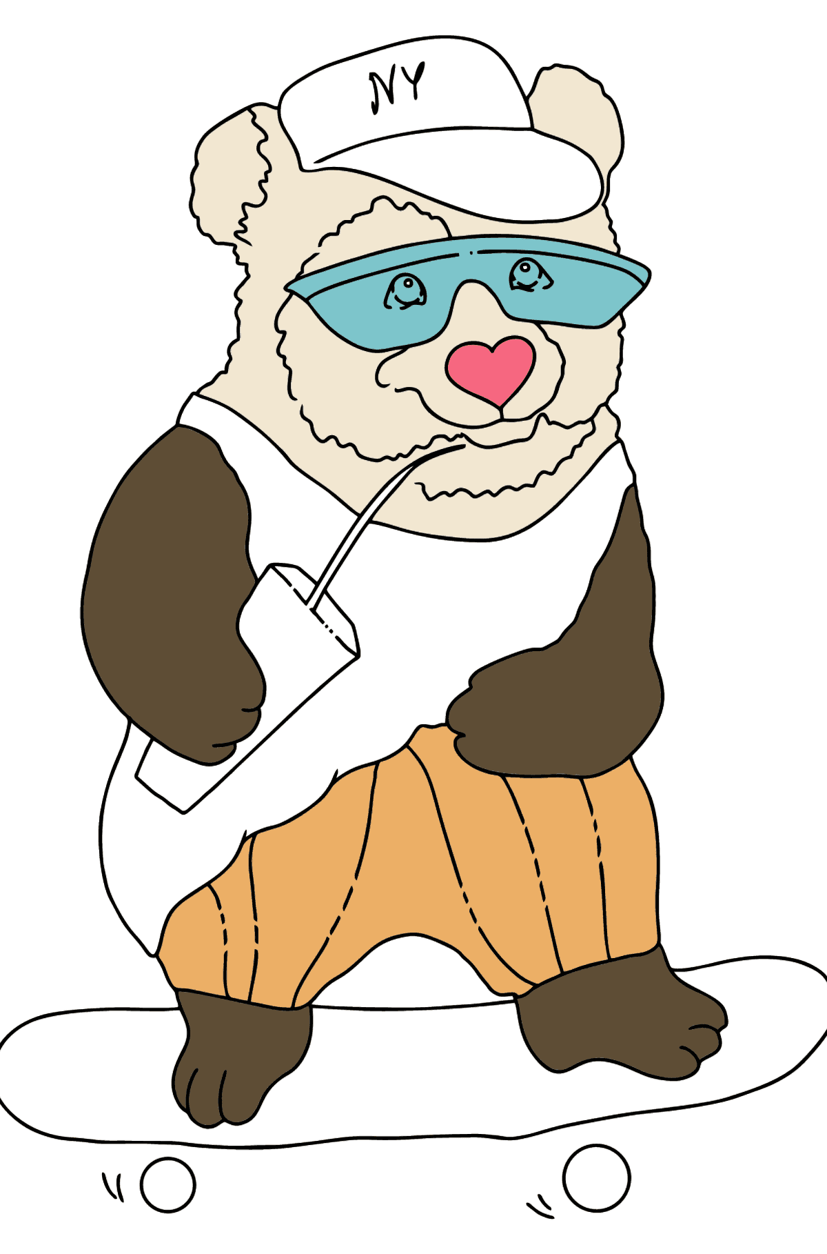 Desenhos para colorir de Panda