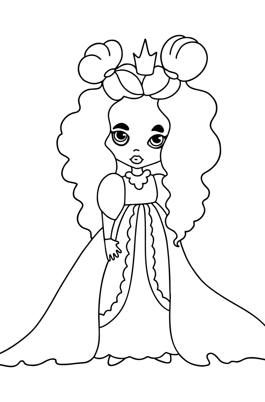 Princesses Coloring Pages ♥ Online or Printable for Free!