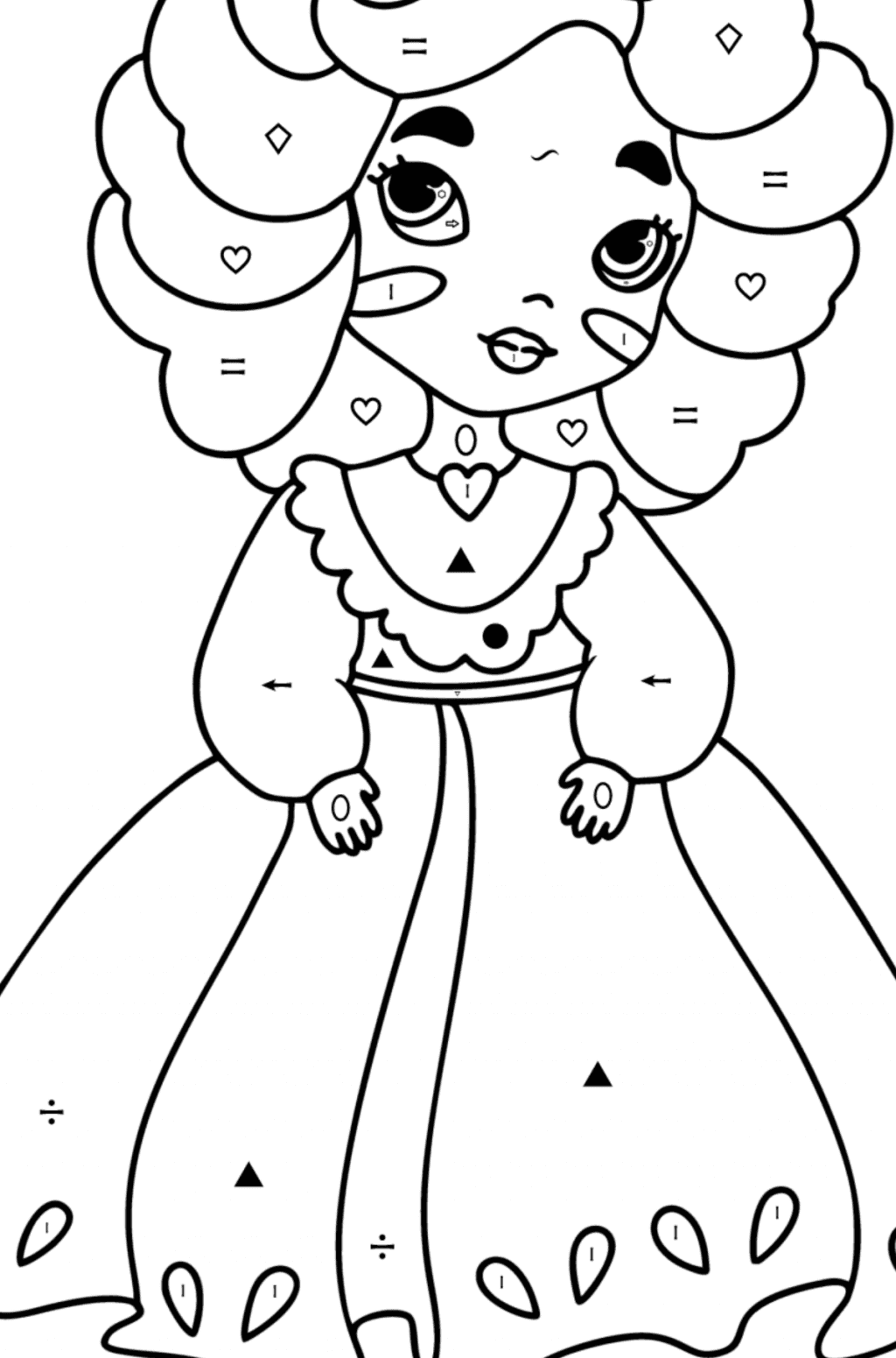 Kind Princess oloring Page Online And Print For Free kind-princess-oloring-page-online-and-print-for-free