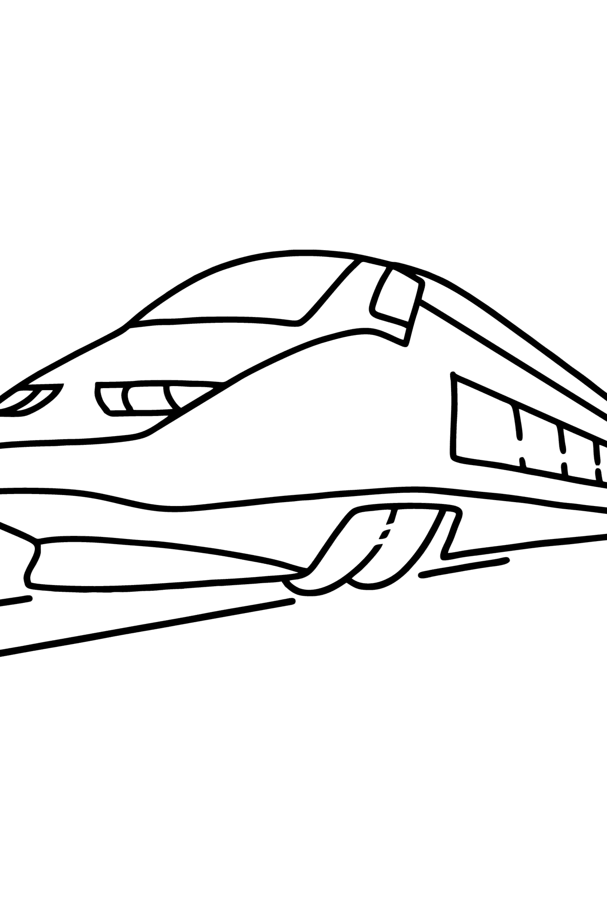 Train coloring page for kids - Coloring Pages for Kids