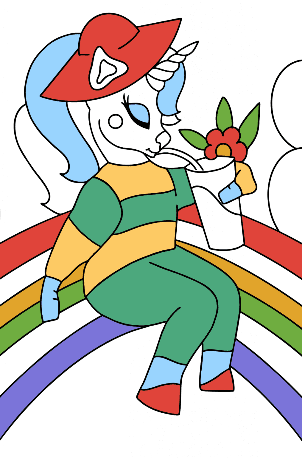 Раскраска Сказочная страна ¦ Онлайн и Распечатать Бесплатно!