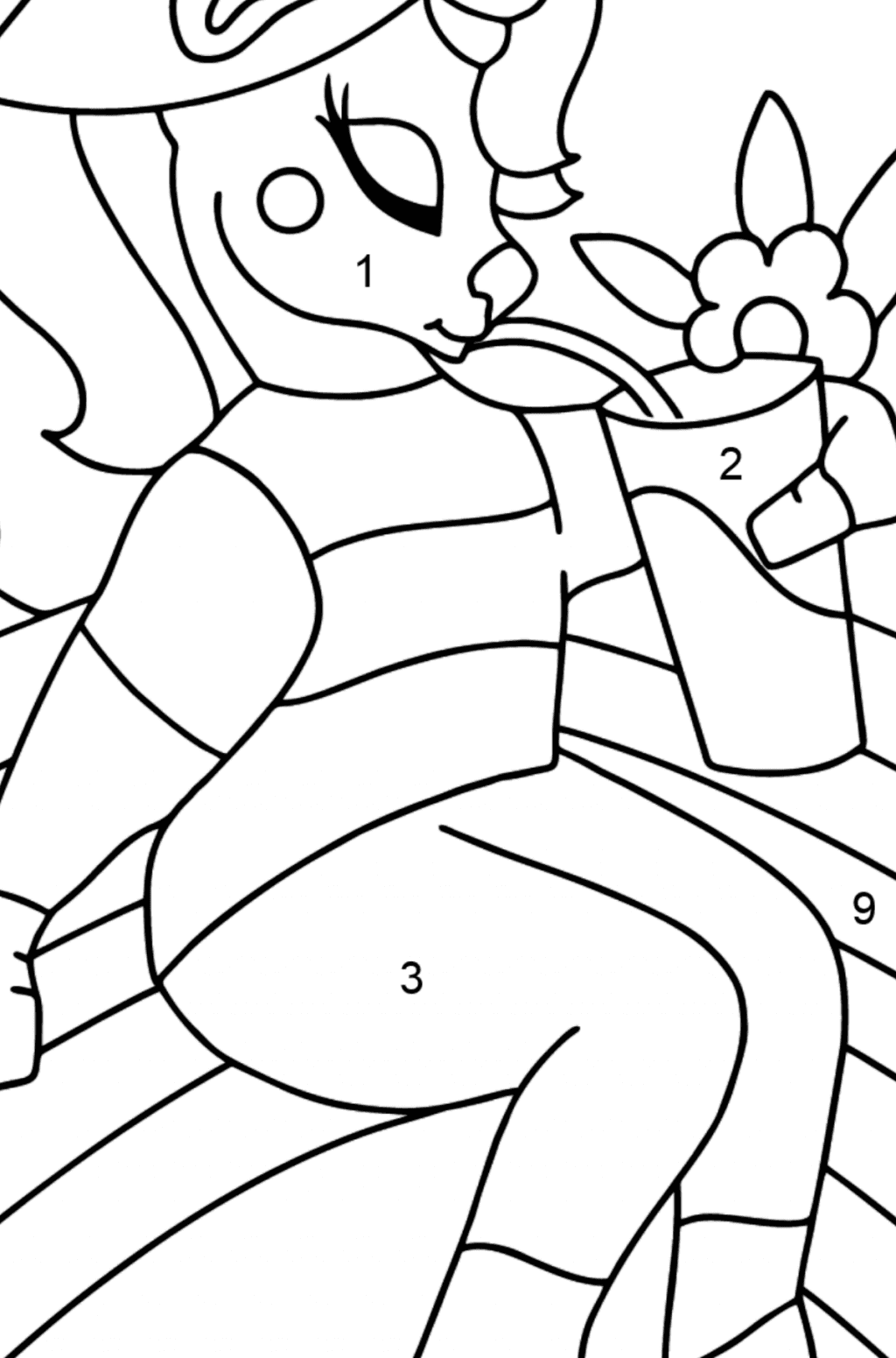Unicorn And Rainbow Coloring Page Online And Print For Free unicorn-and-rainbow-coloring-page-online-and-print-for-free