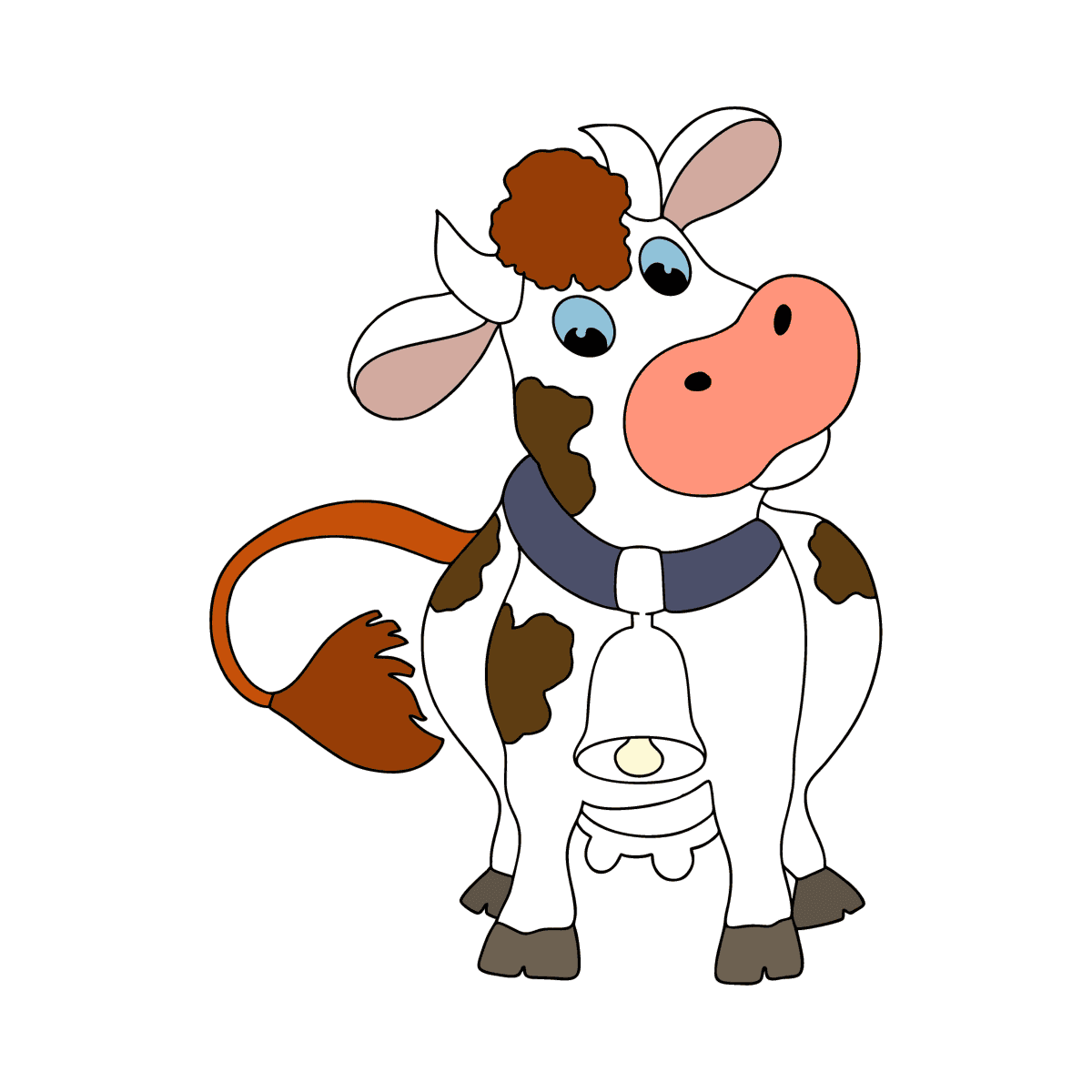 Колокольчик для коровы рисунок