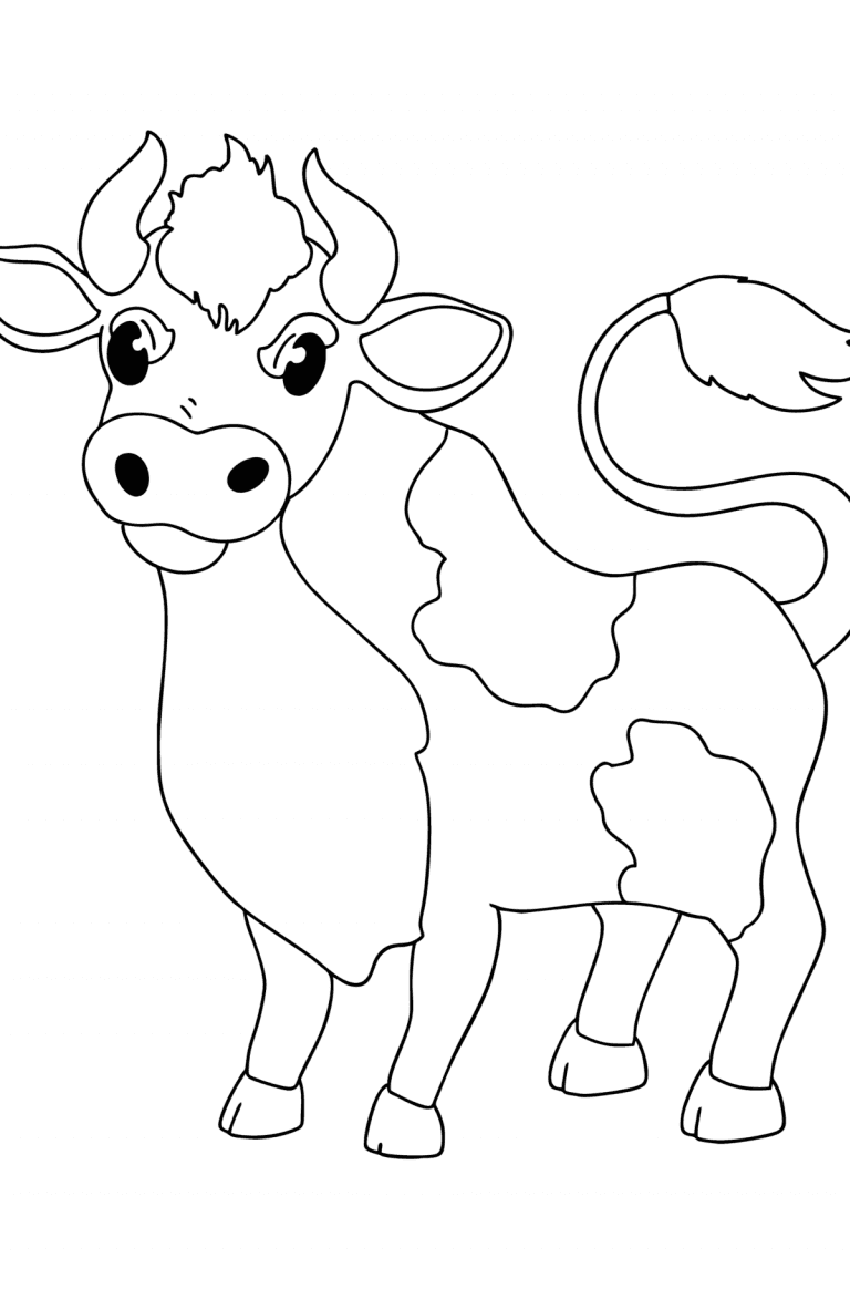 Cow coloring pages - Download, Print, and Color Online!