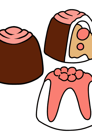 Donut with Strawberry Icing coloring page ♥ Online for Free!