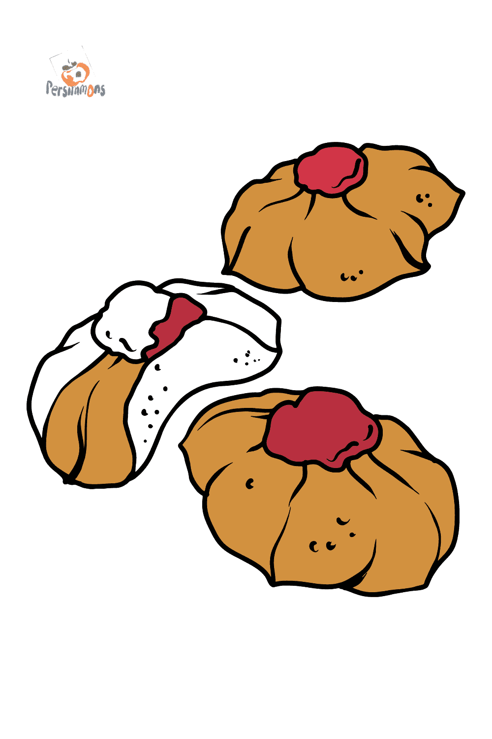 Cookie coloring page for kids ♥ Online and Print for Free!