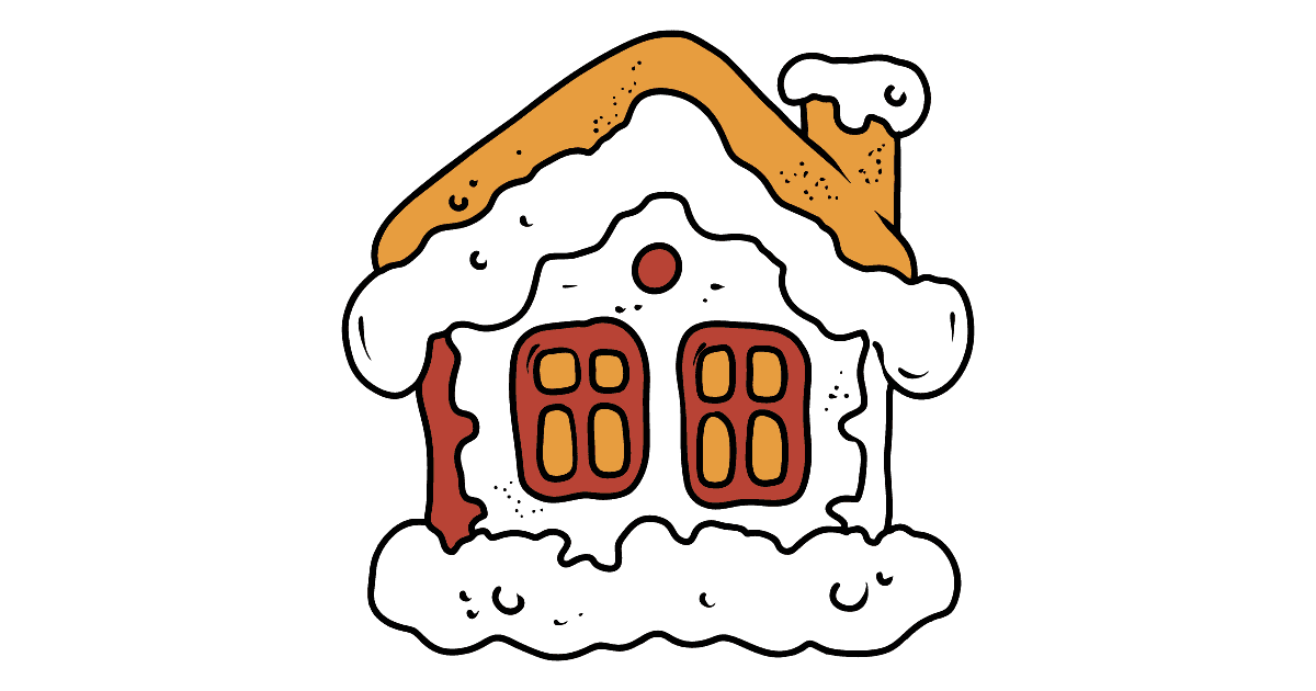 Disegno di Casa di pan di zenzero da colorare ♥ Online o stampare!