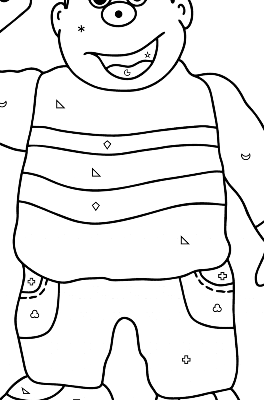 Doraemon gian big g oloring page online and print for free 
