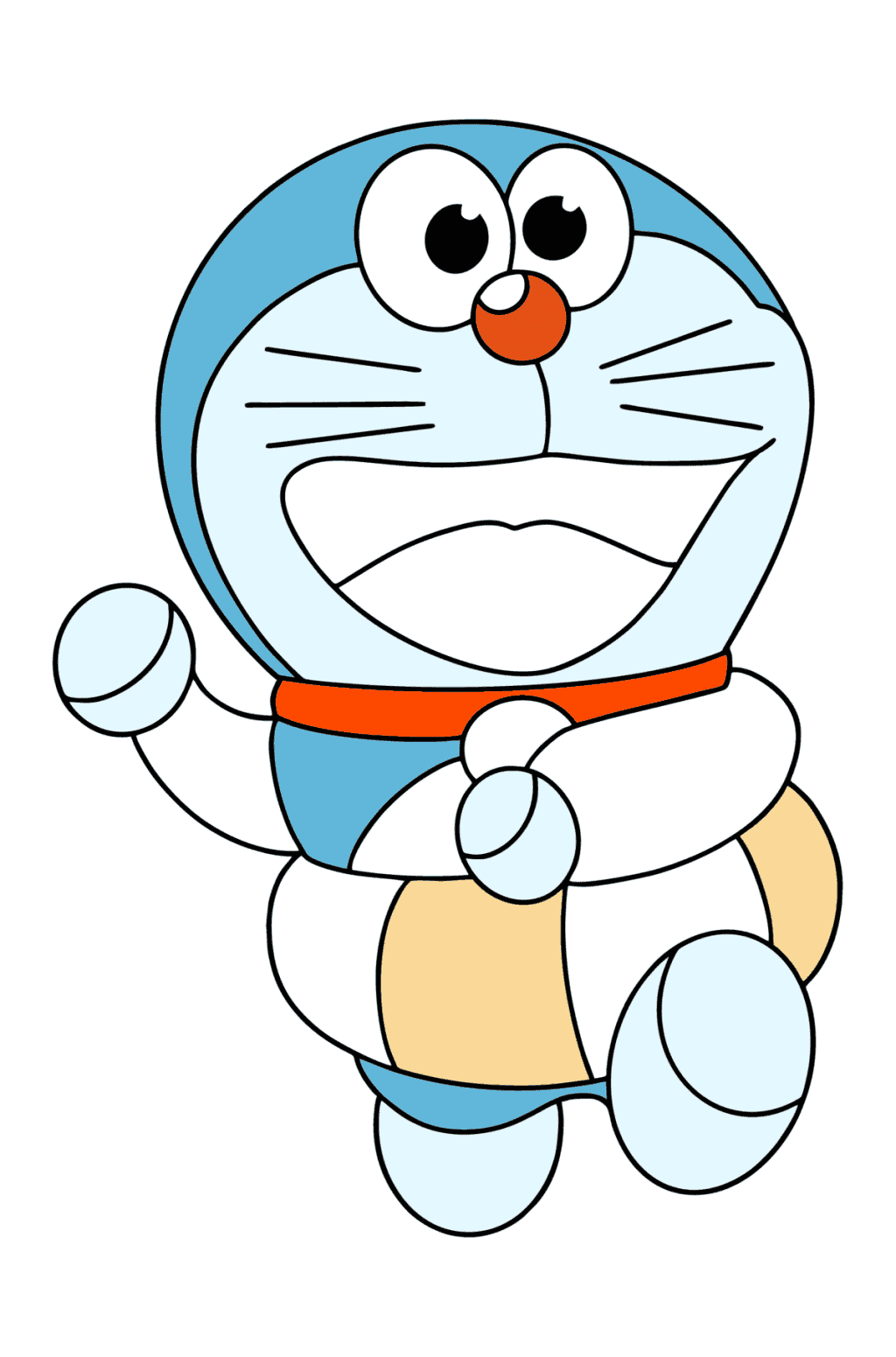 Sad Doraemon сoloring page ♥ Online and Print for Free!