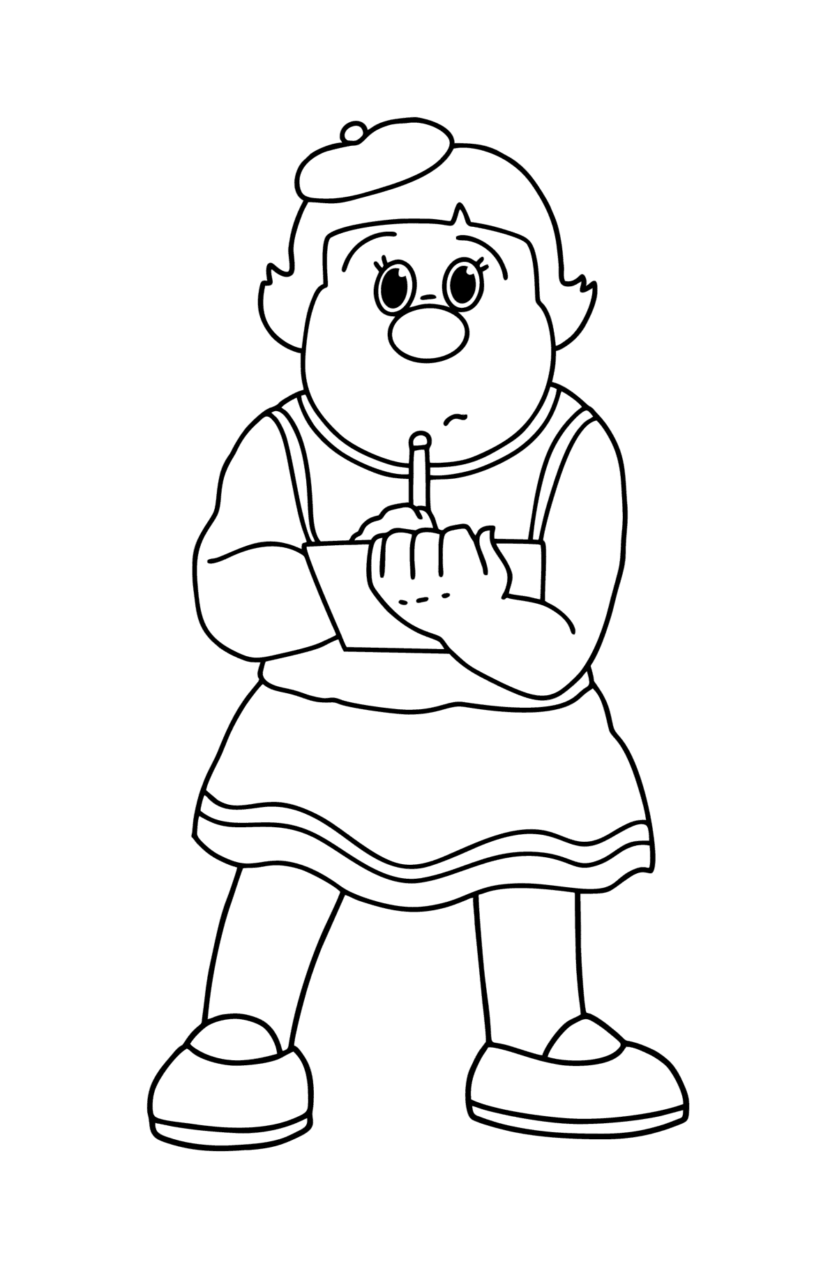 Doraemon Jaiko Gouda Little G сoloring page - Coloring Pages for Kids