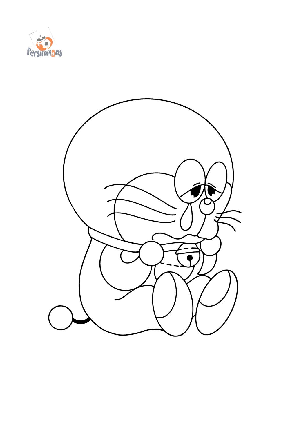 Dibujo Triste Doraemon Para Colorear Imprime Y En Línea