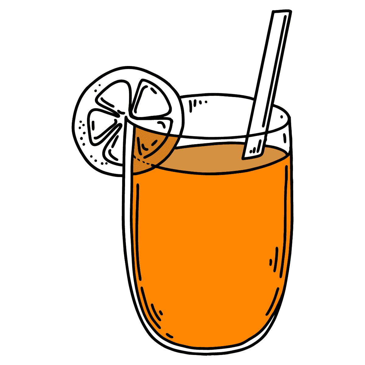 Рисунок легкий сок