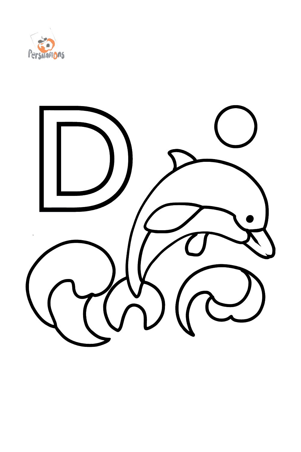 English Letter D coloring pages ♥ Free Online!