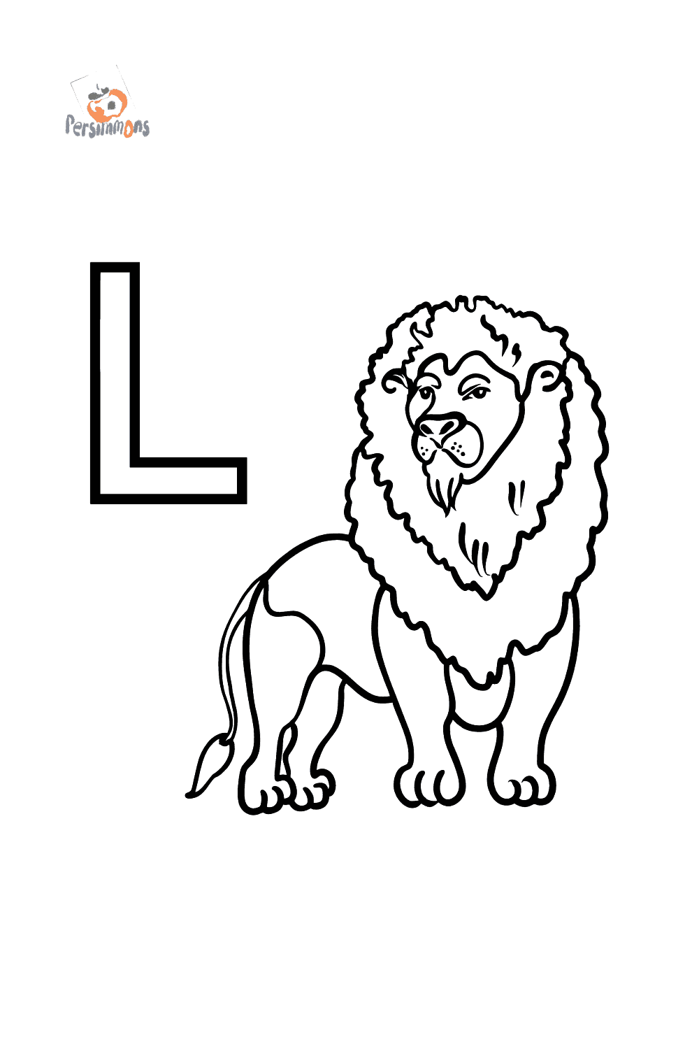 English Letter L coloring pages ♥ Free Online!