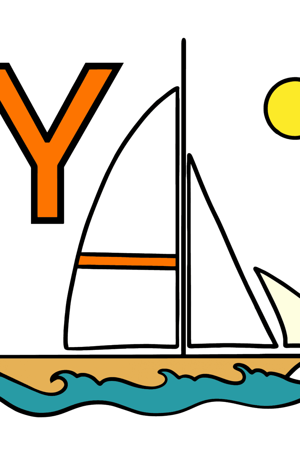 English Letter W coloring pages ♥ Free Online!