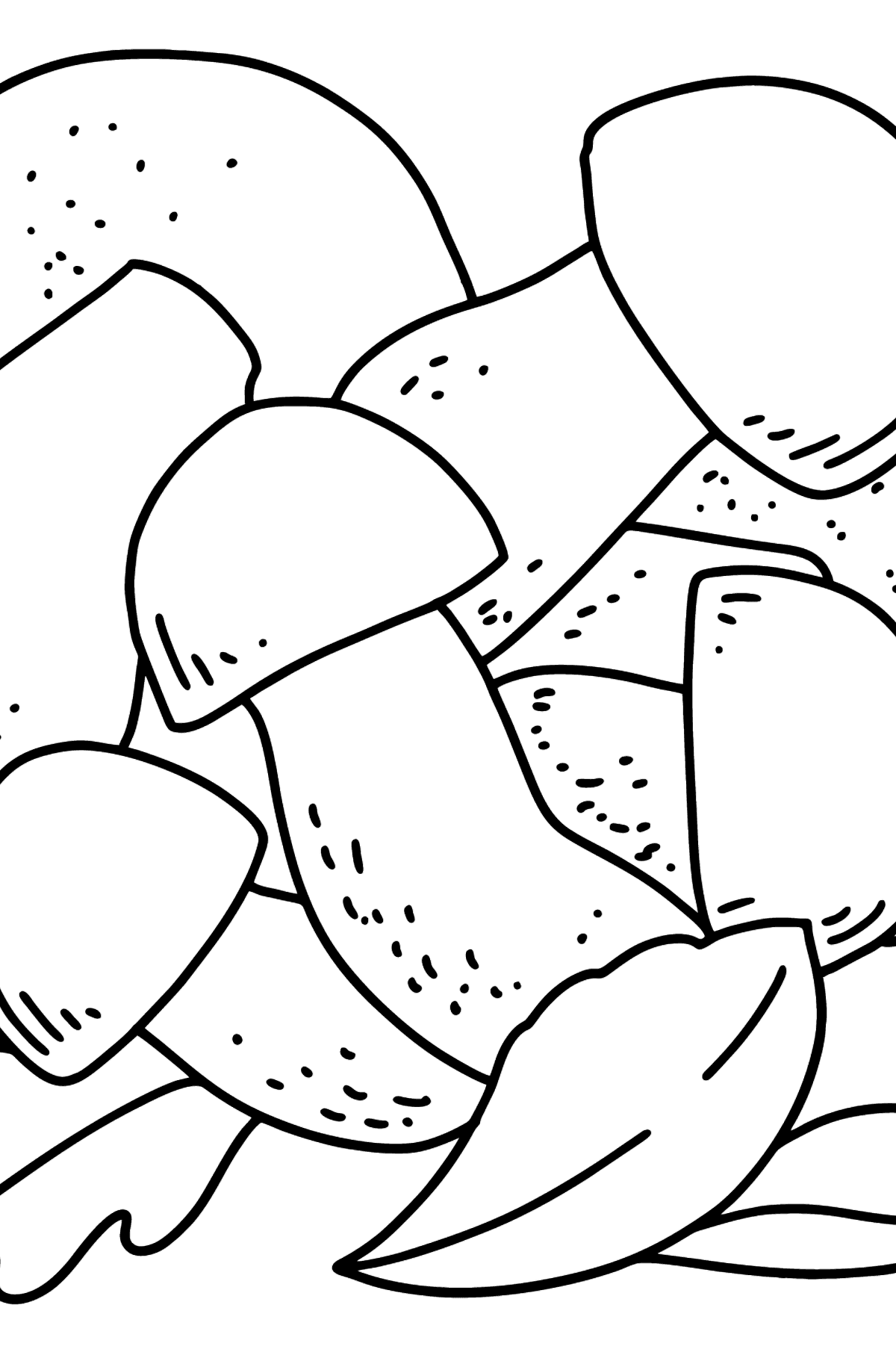 Boletus coloring page - Coloring Pages for Kids