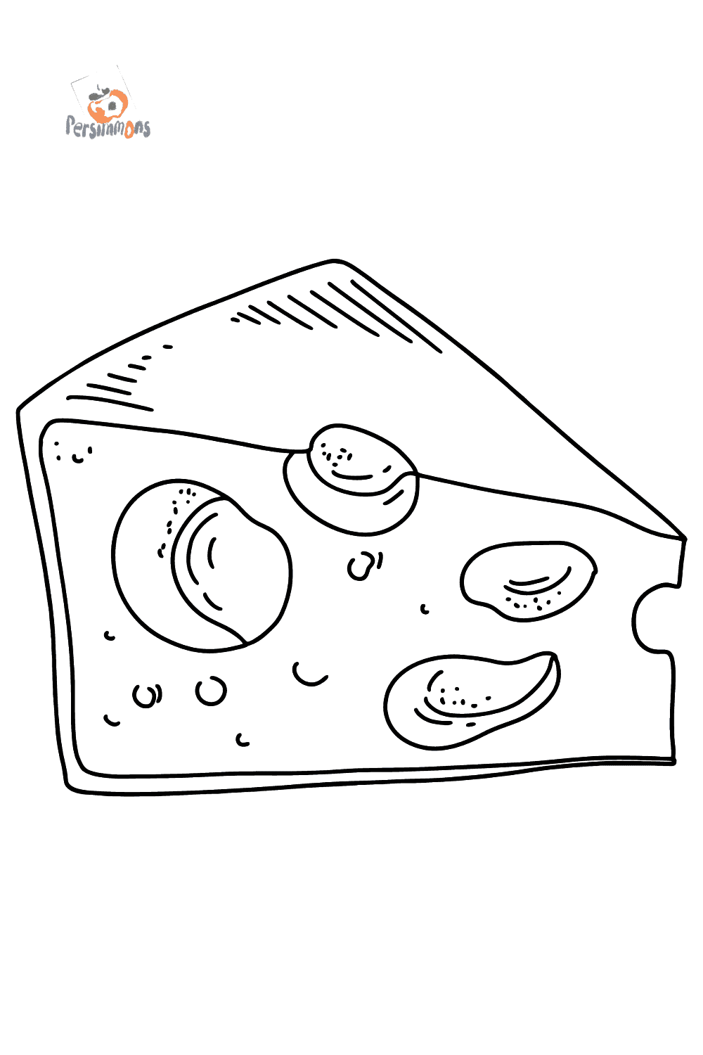 Cheese coloring page ♥ Online or Printable for Free!