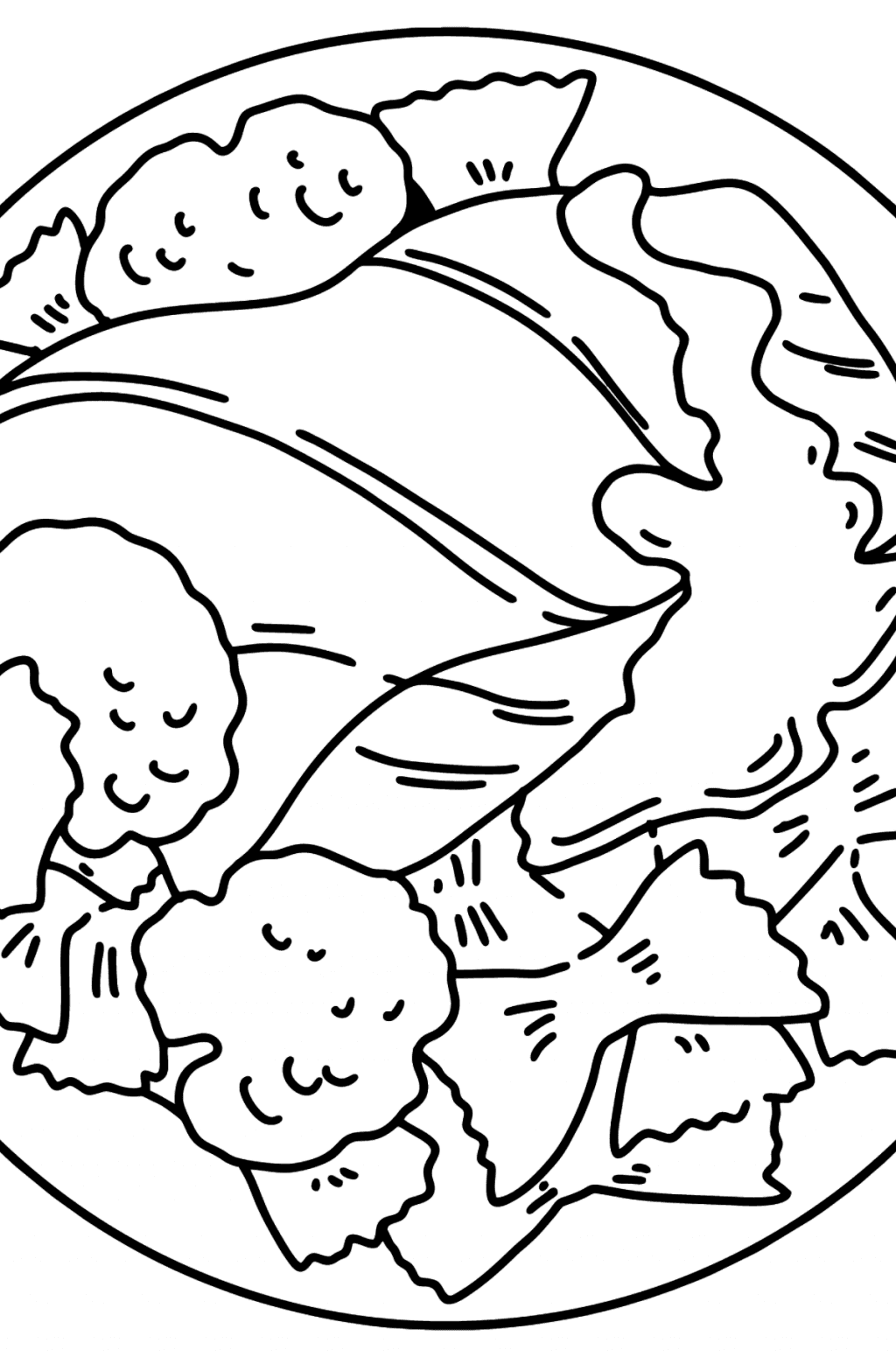 dinner-pasta-and-fish-coloring-page-online-or-printable-for-free