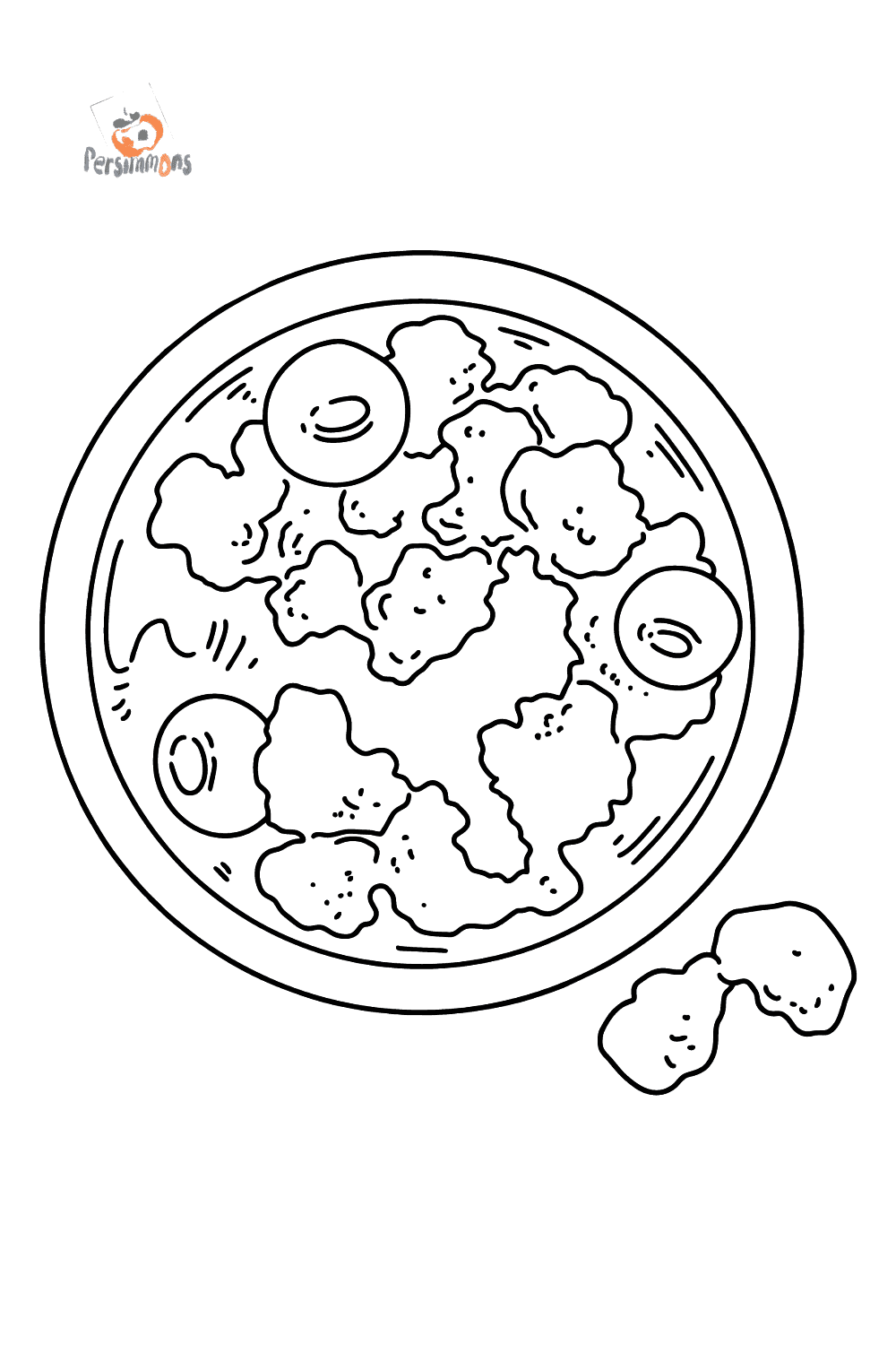 Flakes coloring page ♥ Online or Printable for Free!