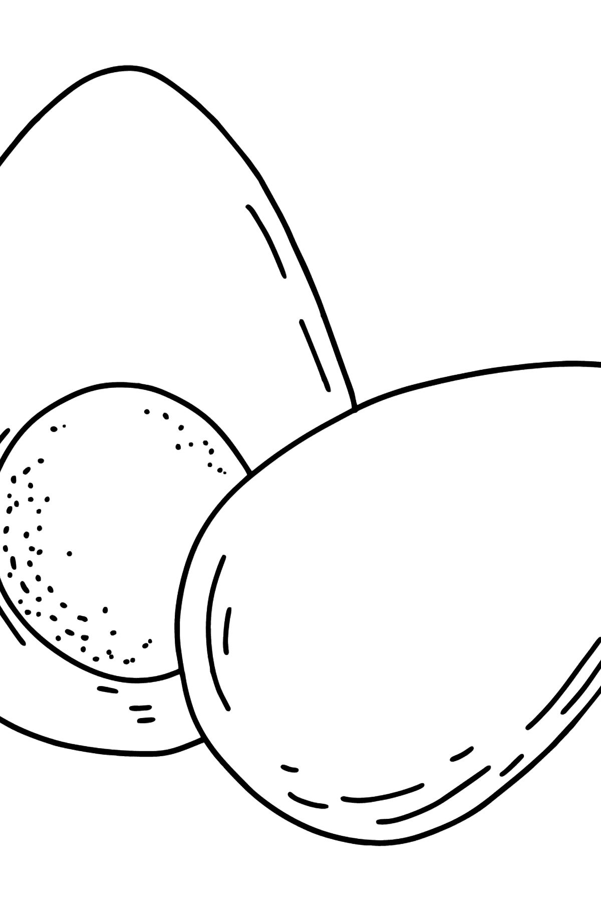 Розмальовка Варені яйця - Розмальовки для дітей