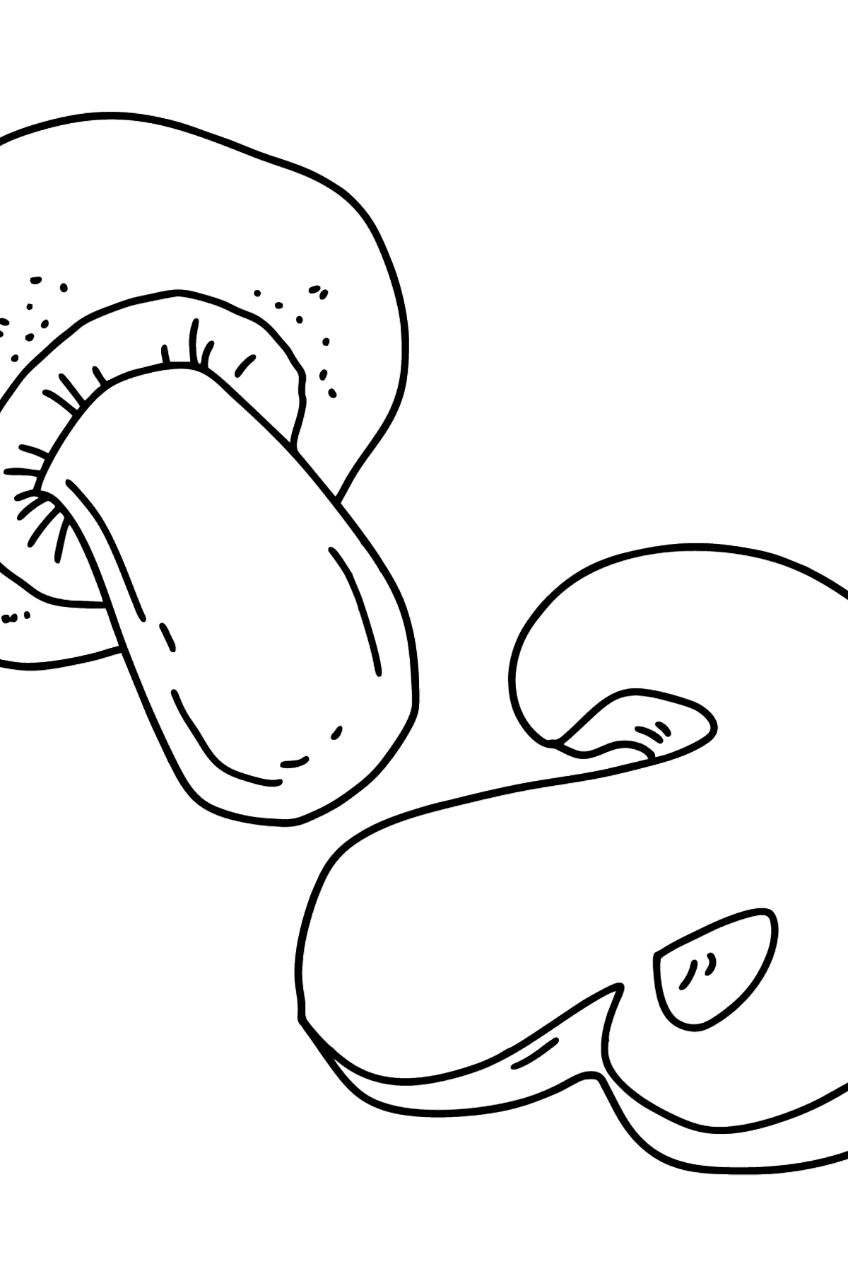 Royal Champignons coloring page - Coloring Pages for Kids