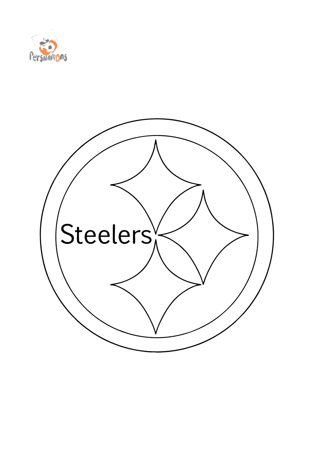 Dibujo Acereros de pittsburgh de la nfl para colorear ♥ en Línea