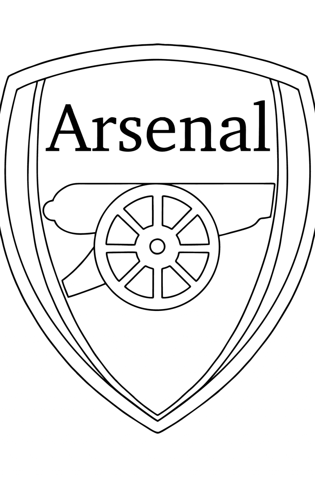 Tegning Til Farvning Uefa Arsenal ♥ Online Og Print Gratis