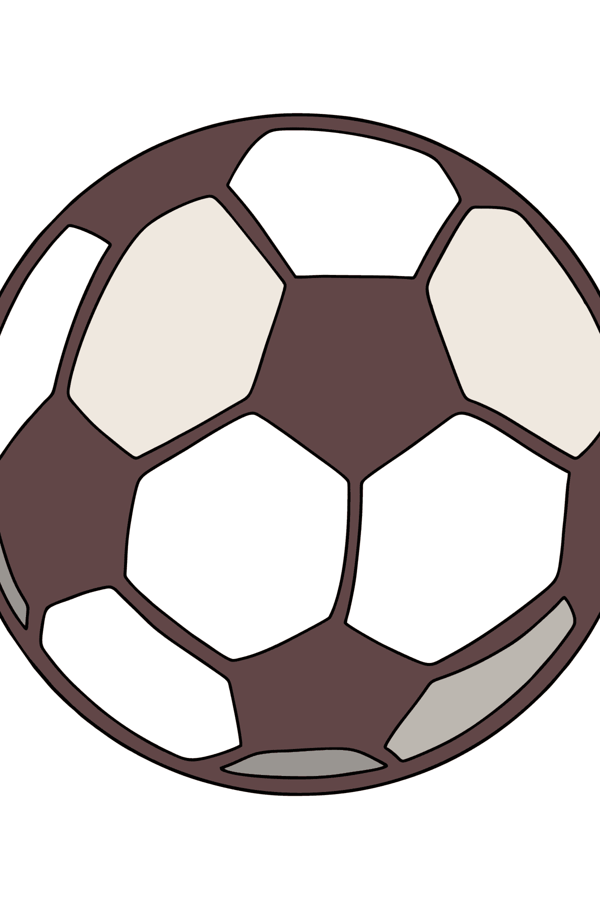 UEFA labda kifestő - Színező oldalak gyerekeknek