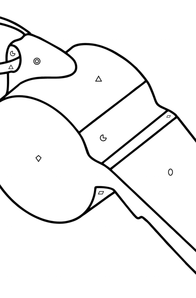Dibujo Silbato De rbitro De La UEFA Para Colorear En L nea