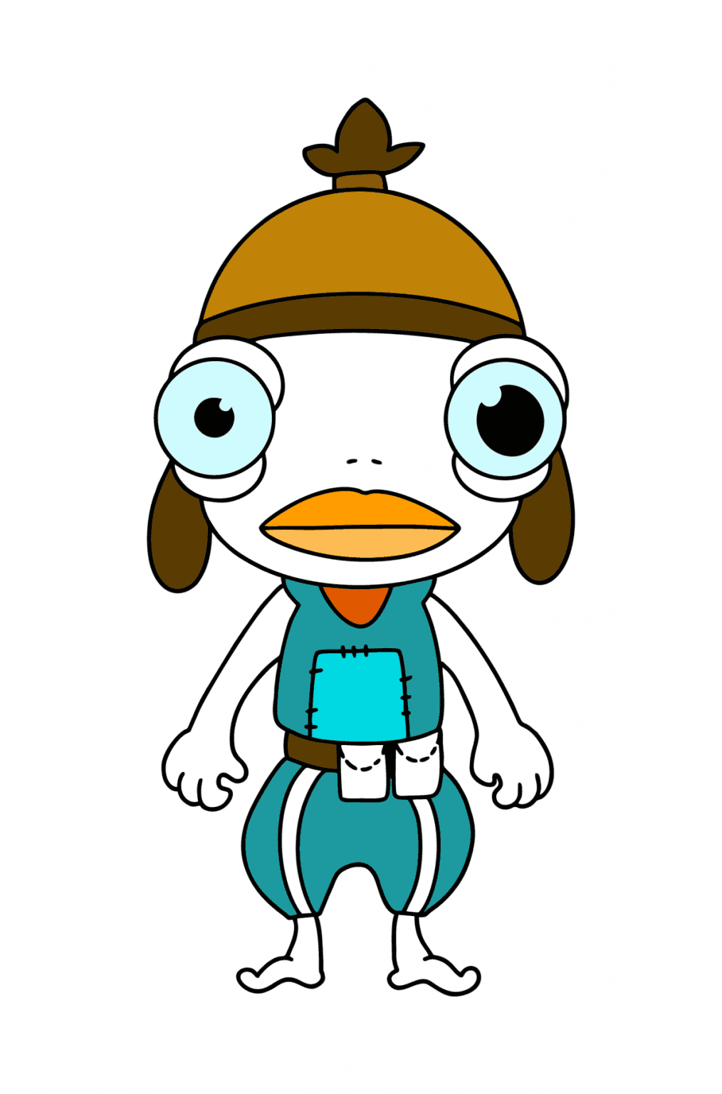 Fortnite Llama coloring page ♥ Online and Print for Free!