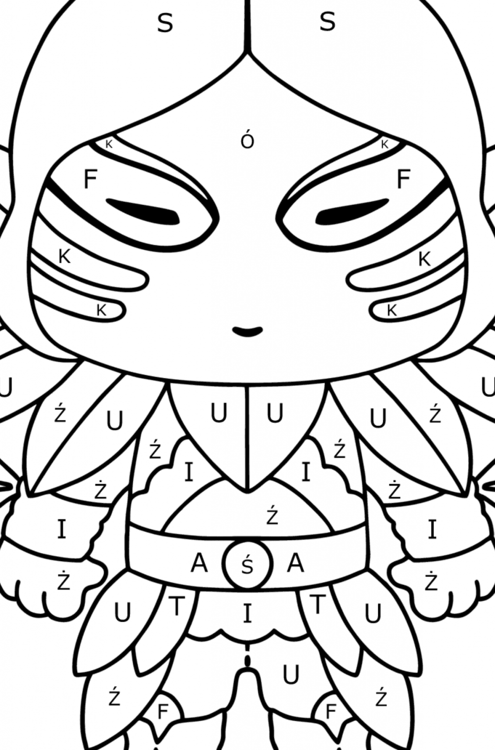 Kolorowanka Fortnite Funko POP Raven | Coloring-for-Kids.com