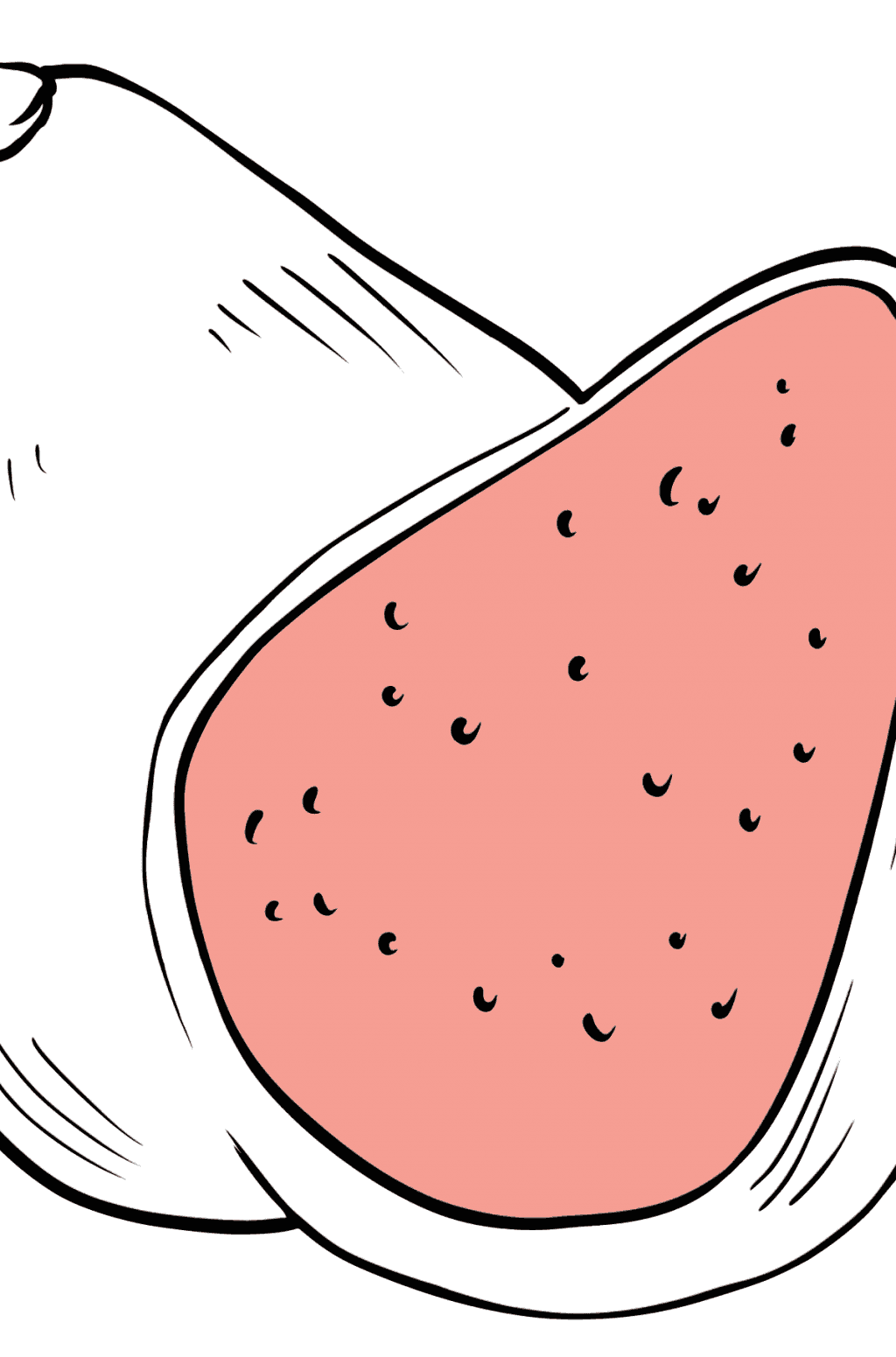 Breadfruit coloring page for kids online and print for free 