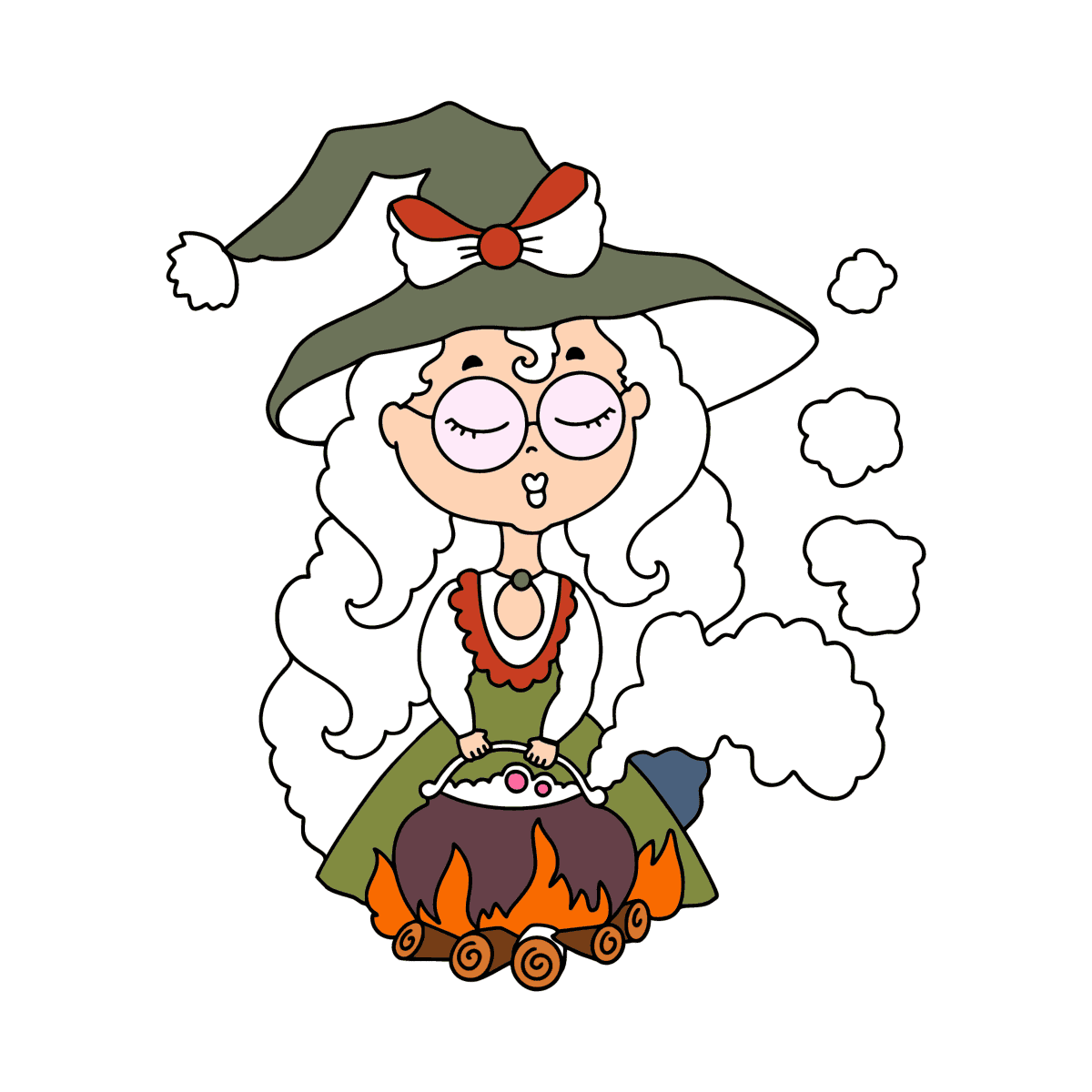 Witch Brews A Potion olouring Page Online And Print For Free witch-brews-a-potion-olouring-page-online-and-print-for-free