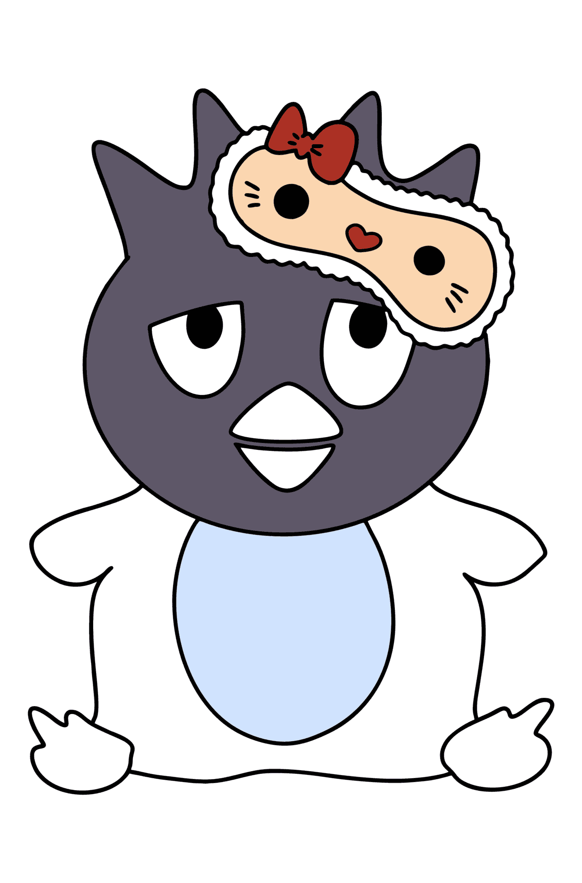 Dibujo de Badtz Maru para colorear - Dibujos para Colorear para Niños