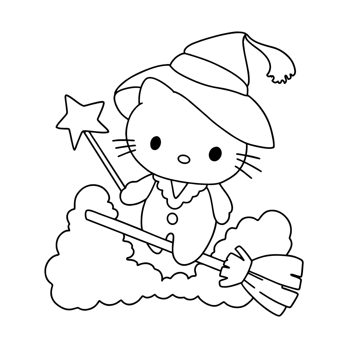 Desenhos de Hello Kitty para colorir, jogos de pintar e imprimir