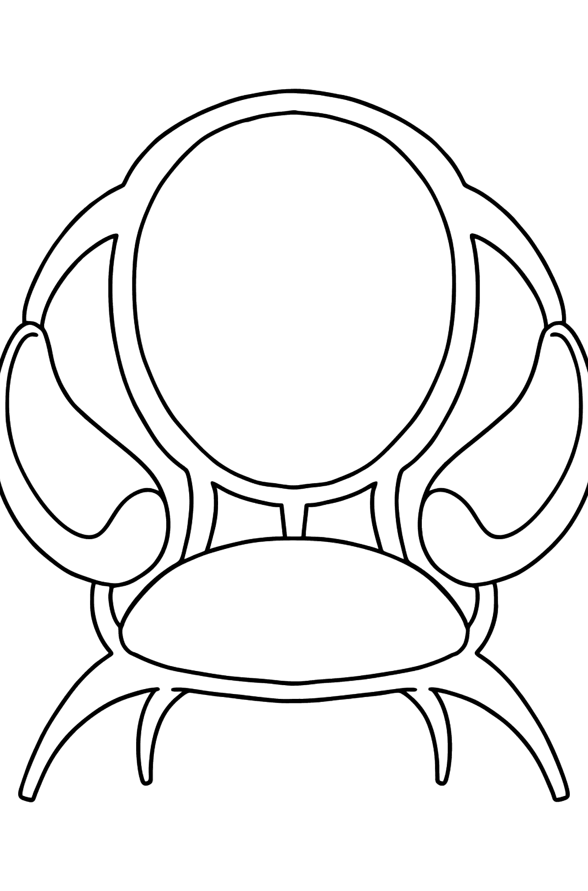 Soft Chair coloring page - Coloring Pages for Kids