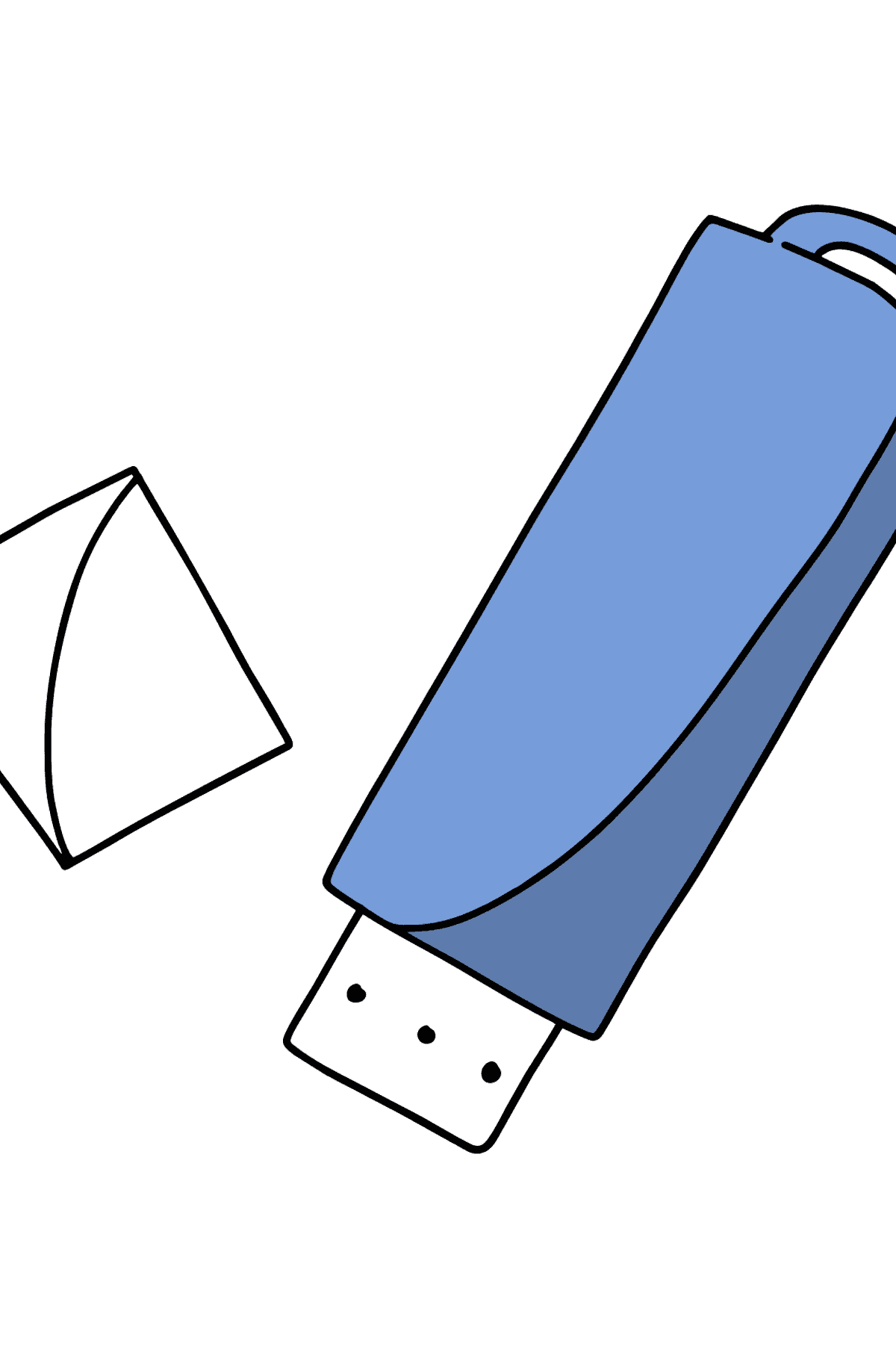 Disegno di Chiavetta USB da colorare - Disegni da colorare per bambini