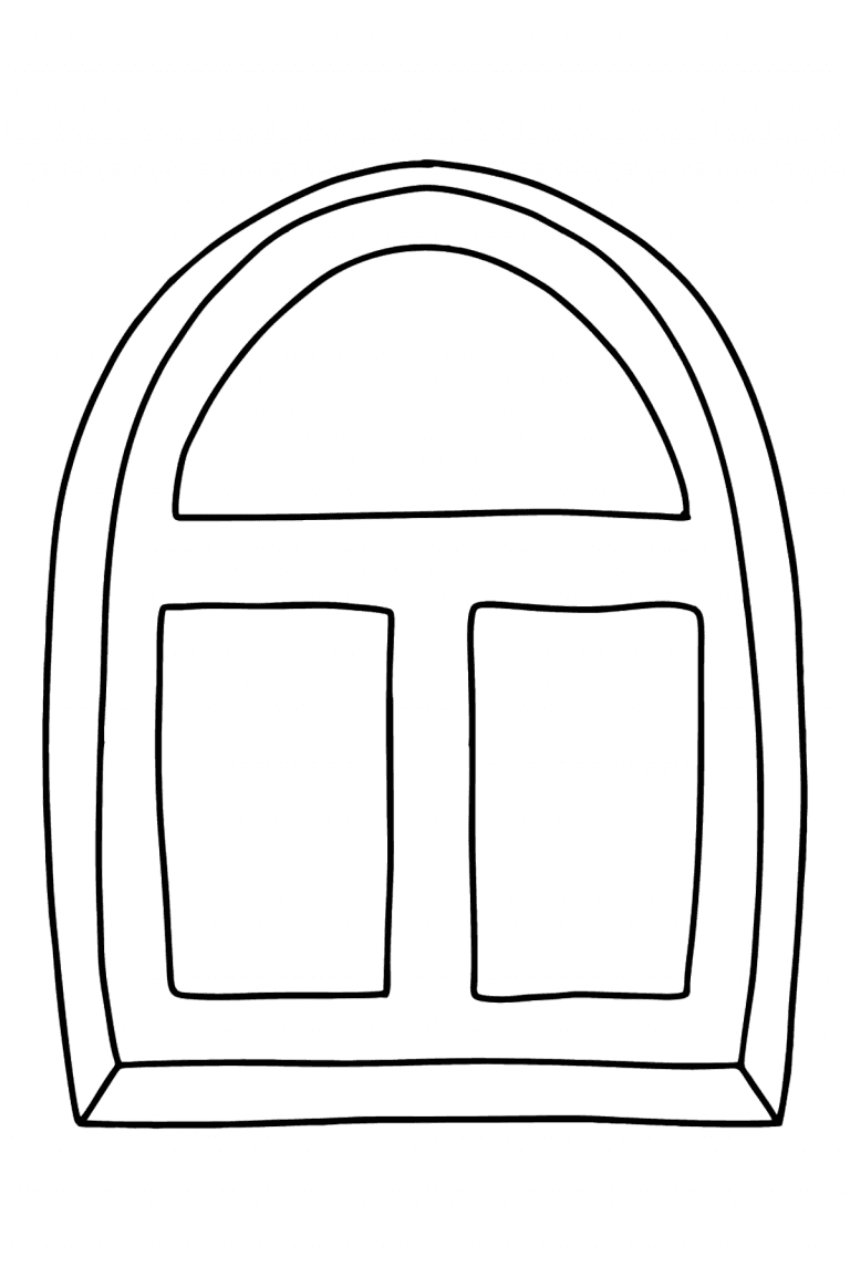 Window coloring page ♥ for kids Online or Printable for Free!