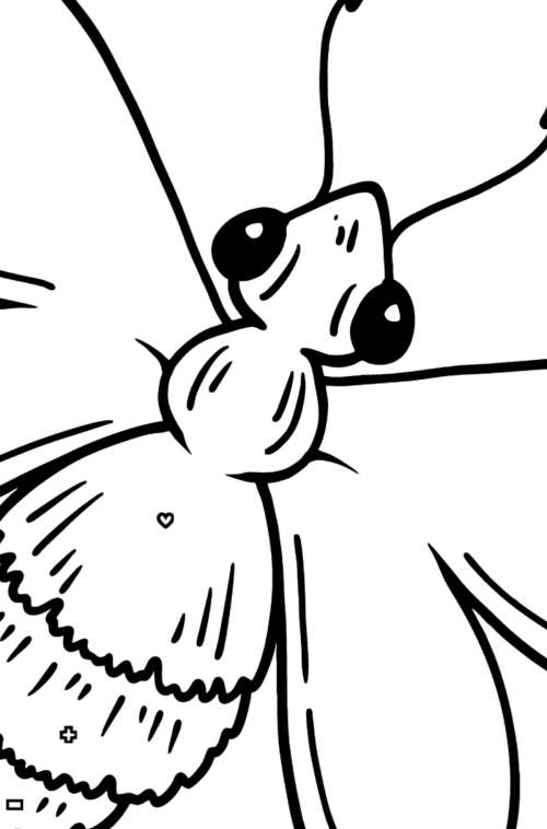 Bee coloring page ♥ Print and Online Free!