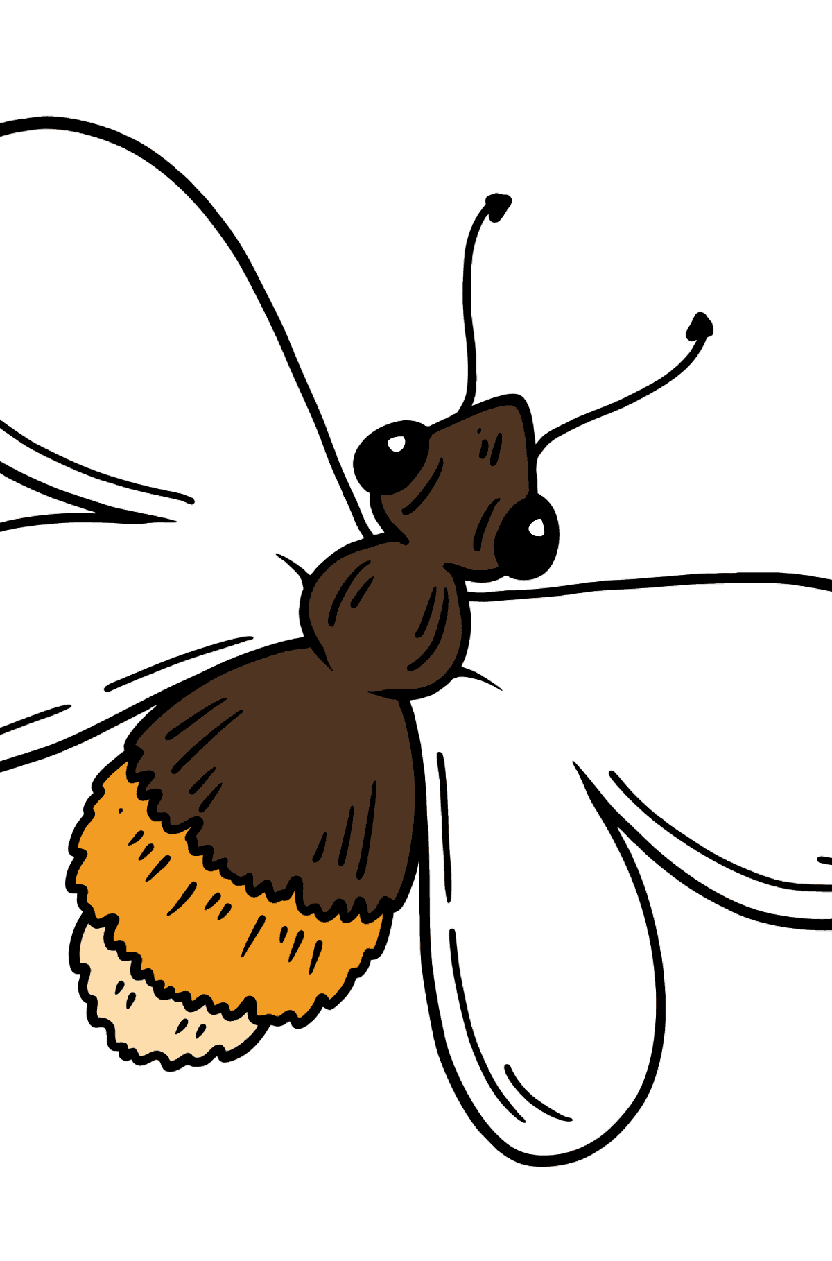 Раскраска Пчела - Картинки для Детей