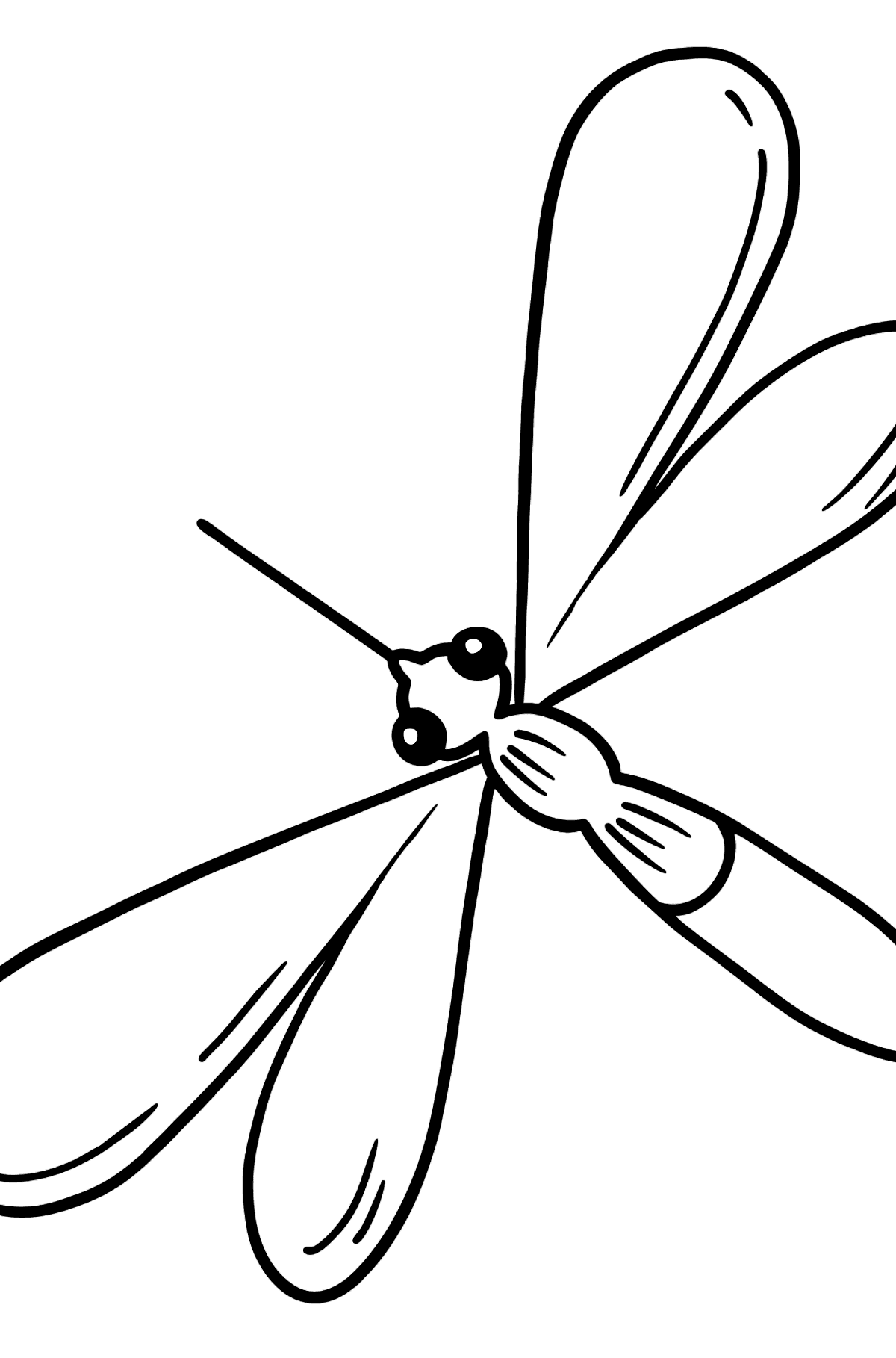 Mosquito coloring page - Coloring Pages for Kids