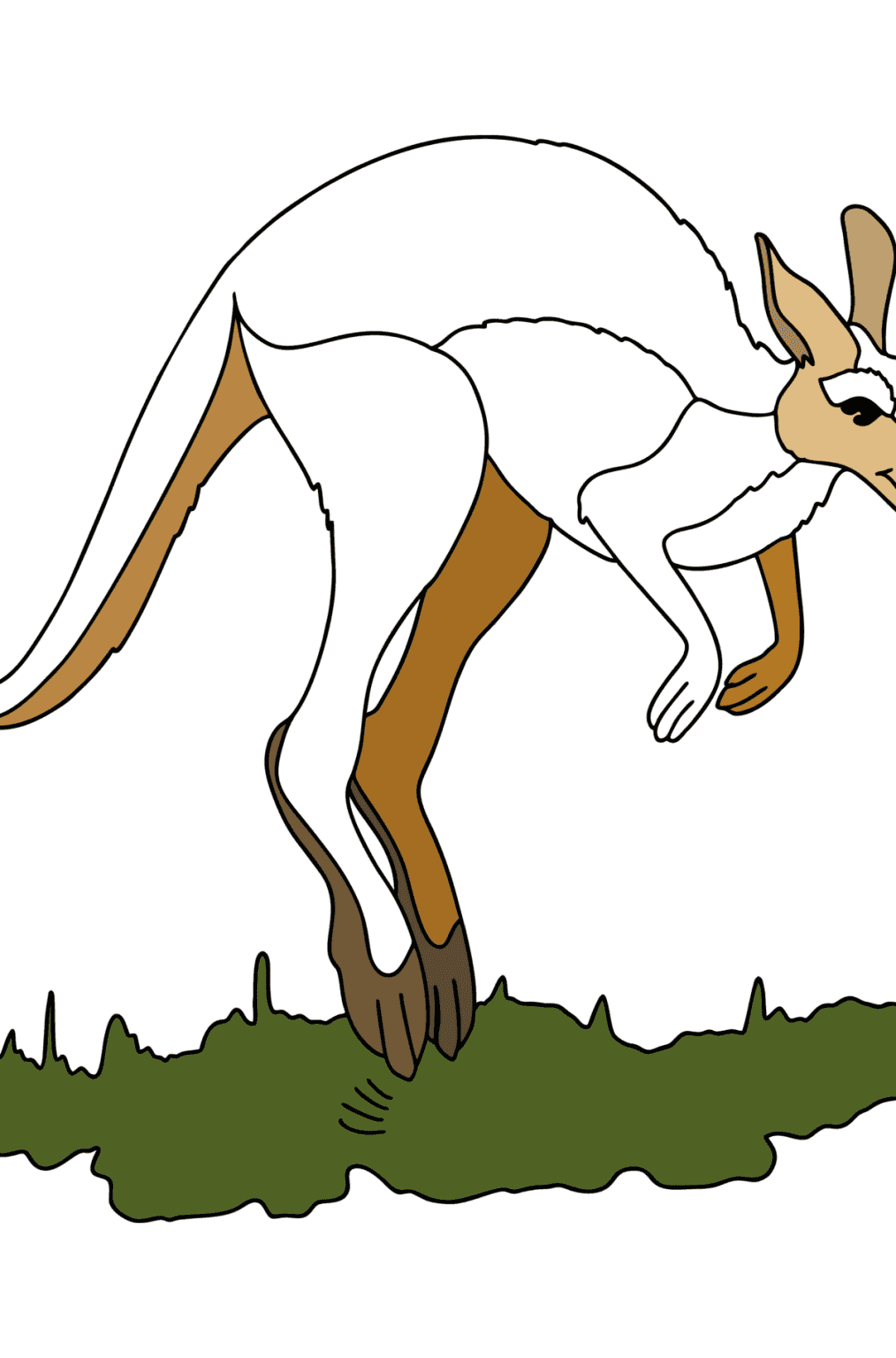 coloring-page-adorable-baby-kangaroo-online-and-print-for-free