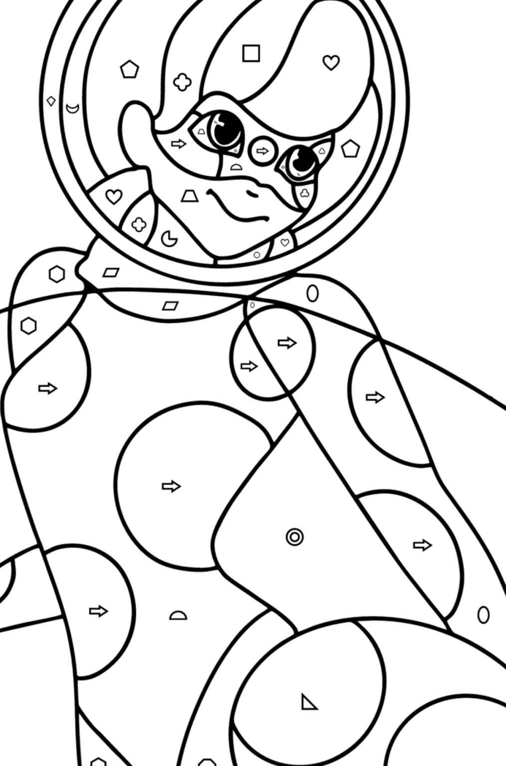 Cosmo bug coloring page ♥ Online and Print for Free!