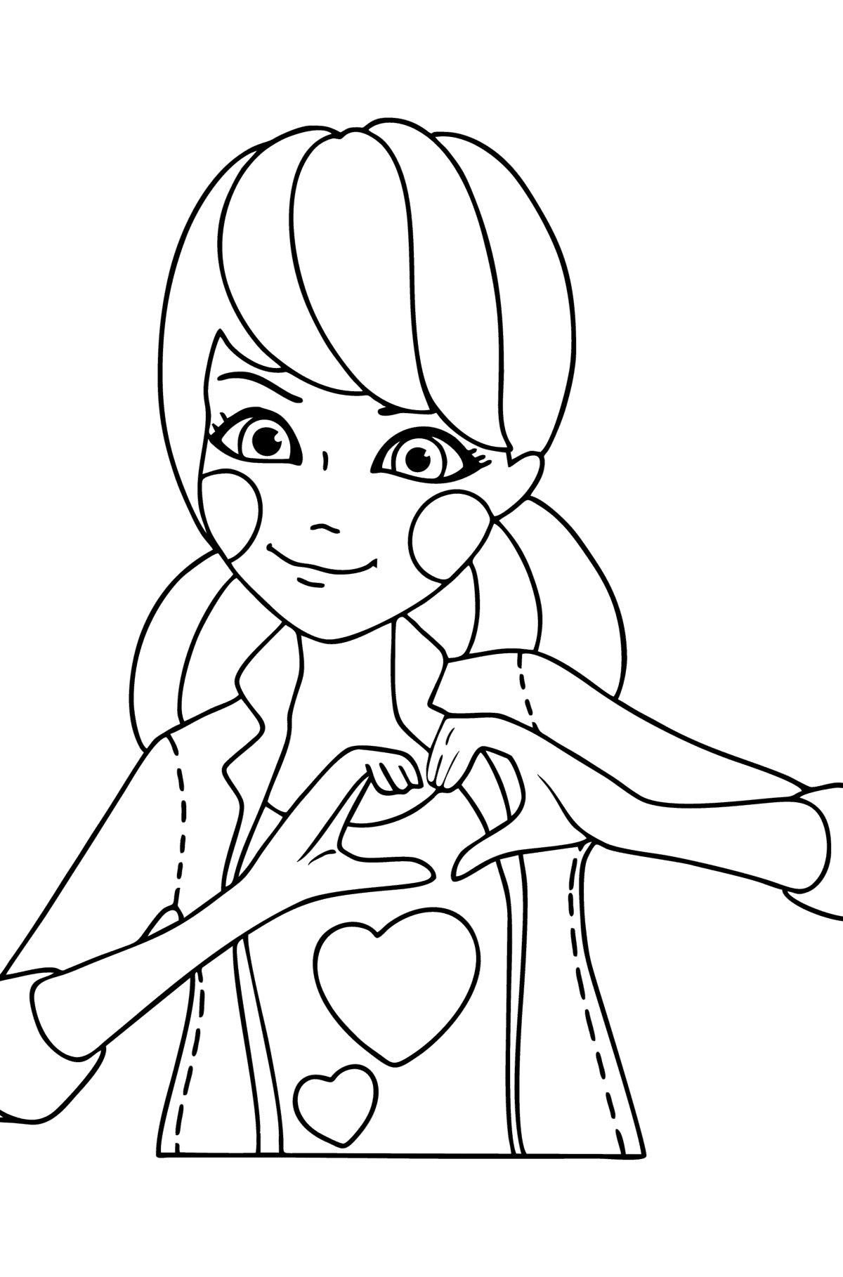 Marinette coloring page - Coloring Pages for Kids