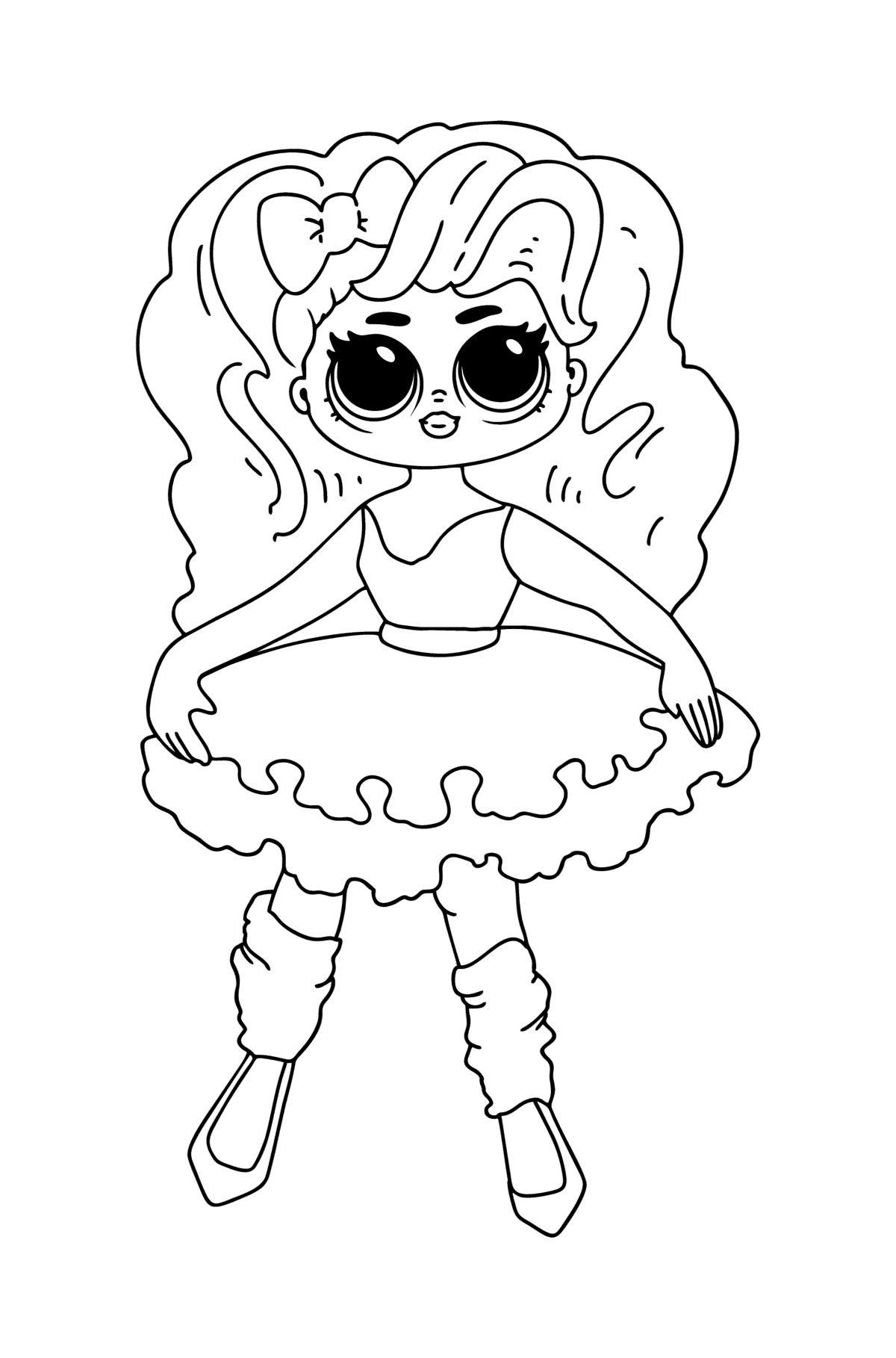 Coloring page LOL OMG Pink Baby - Coloring Pages for Kids